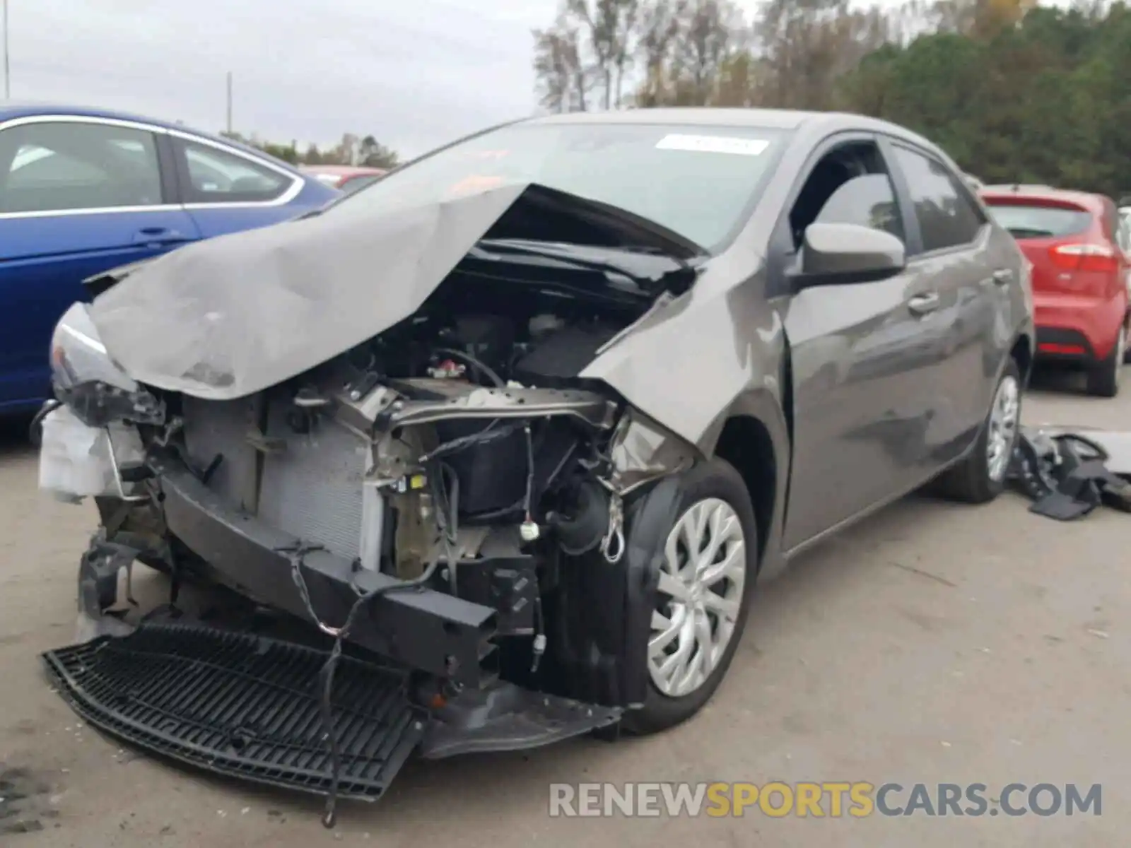 2 Photograph of a damaged car 5YFBURHE0KP872012 TOYOTA COROLLA 2019