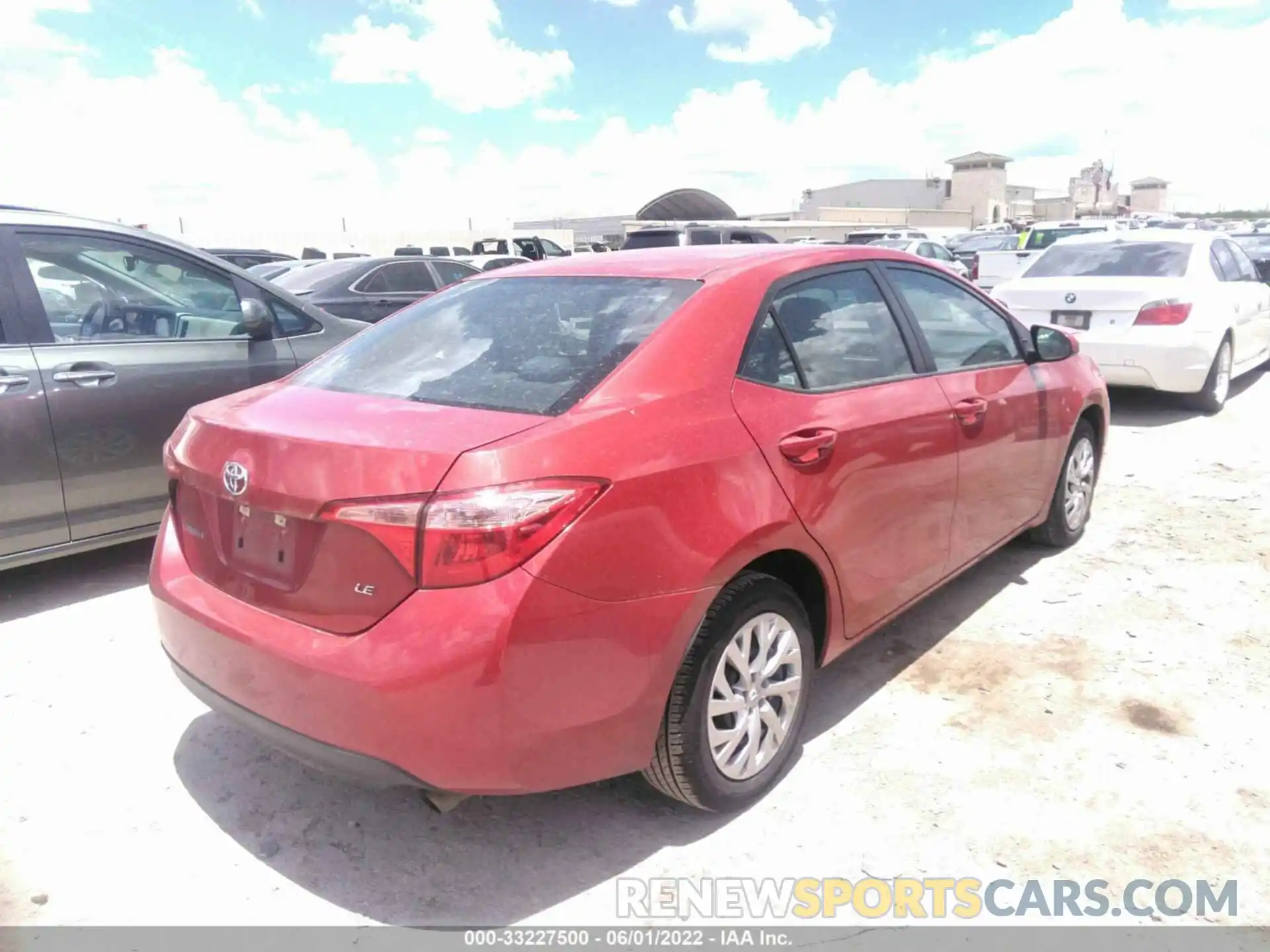 4 Photograph of a damaged car 5YFBURHE0KP873046 TOYOTA COROLLA 2019