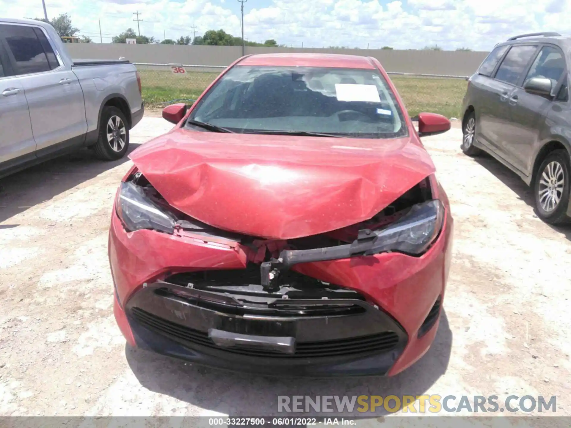 6 Photograph of a damaged car 5YFBURHE0KP873046 TOYOTA COROLLA 2019