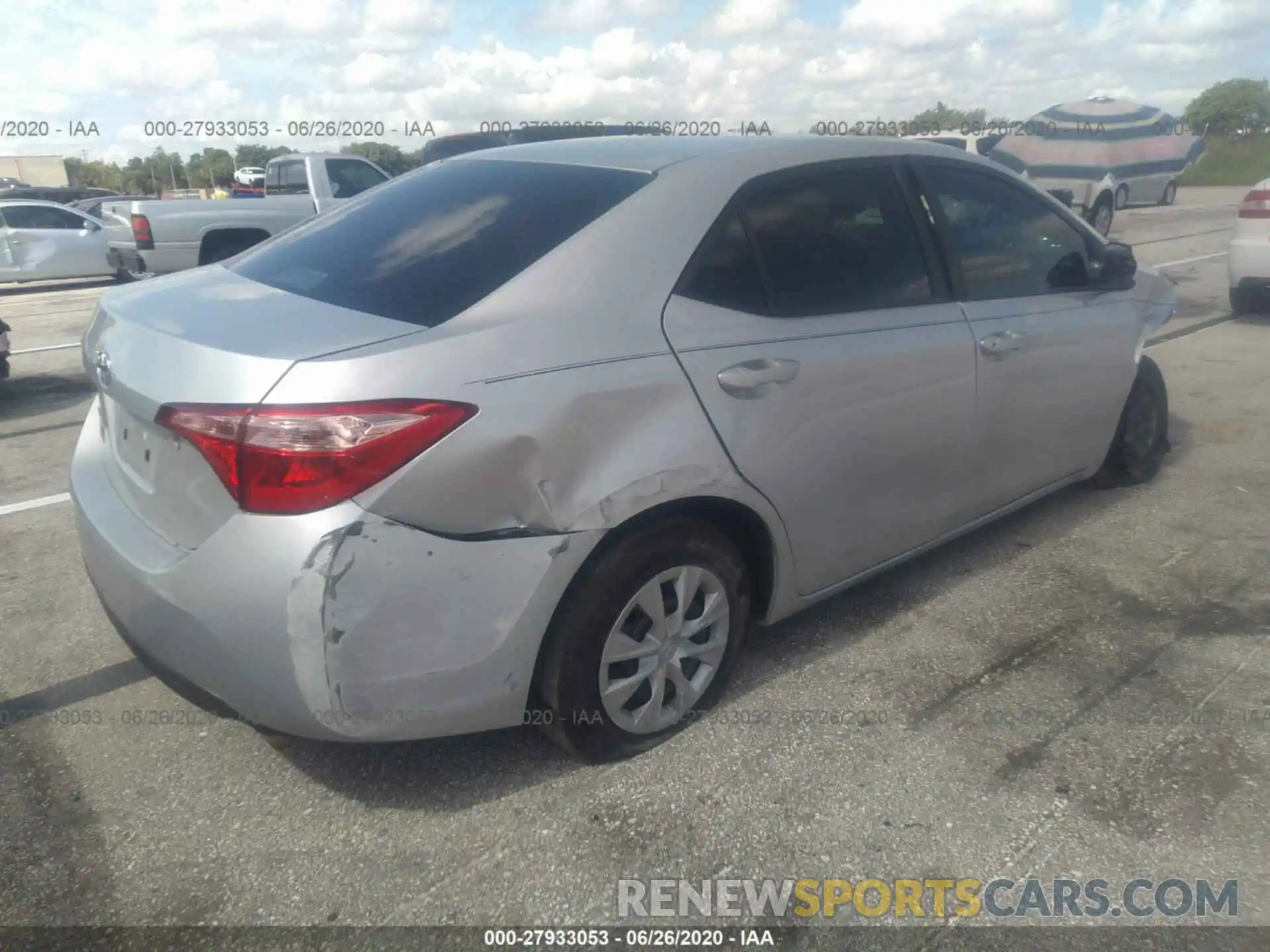 4 Photograph of a damaged car 5YFBURHE0KP873550 TOYOTA COROLLA 2019