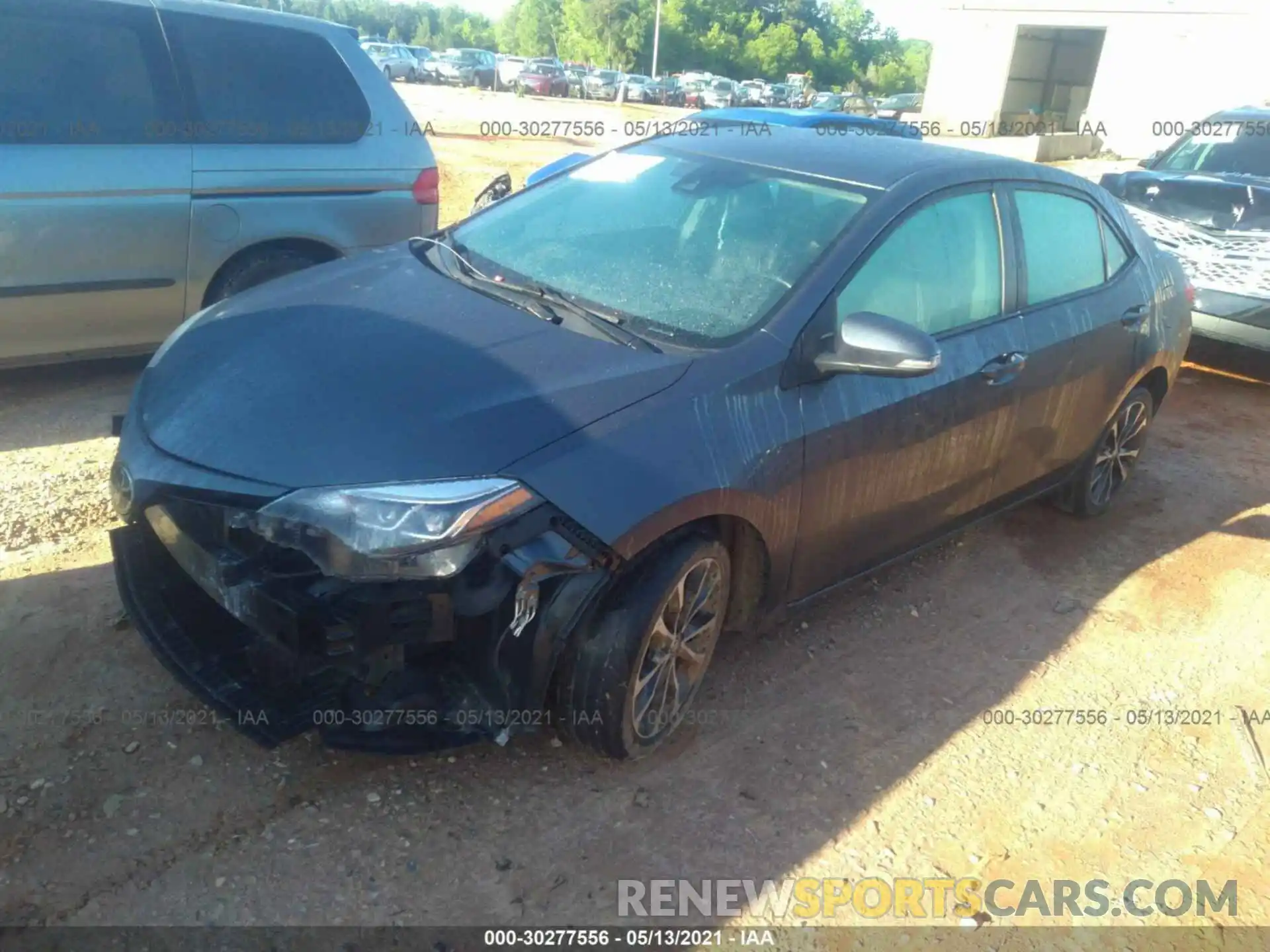 2 Photograph of a damaged car 5YFBURHE0KP873919 TOYOTA COROLLA 2019