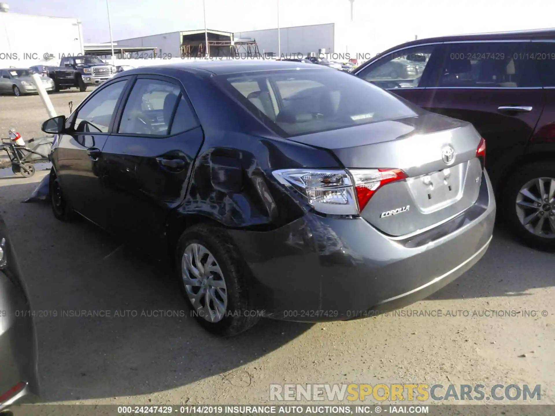 3 Photograph of a damaged car 5YFBURHE0KP874116 TOYOTA COROLLA 2019