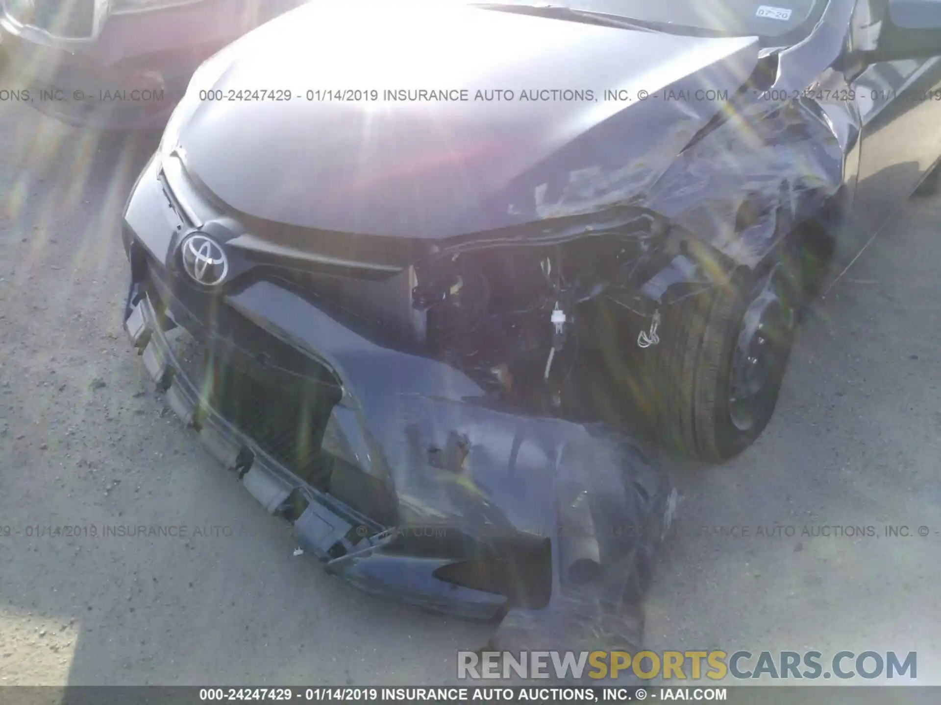 6 Photograph of a damaged car 5YFBURHE0KP874116 TOYOTA COROLLA 2019