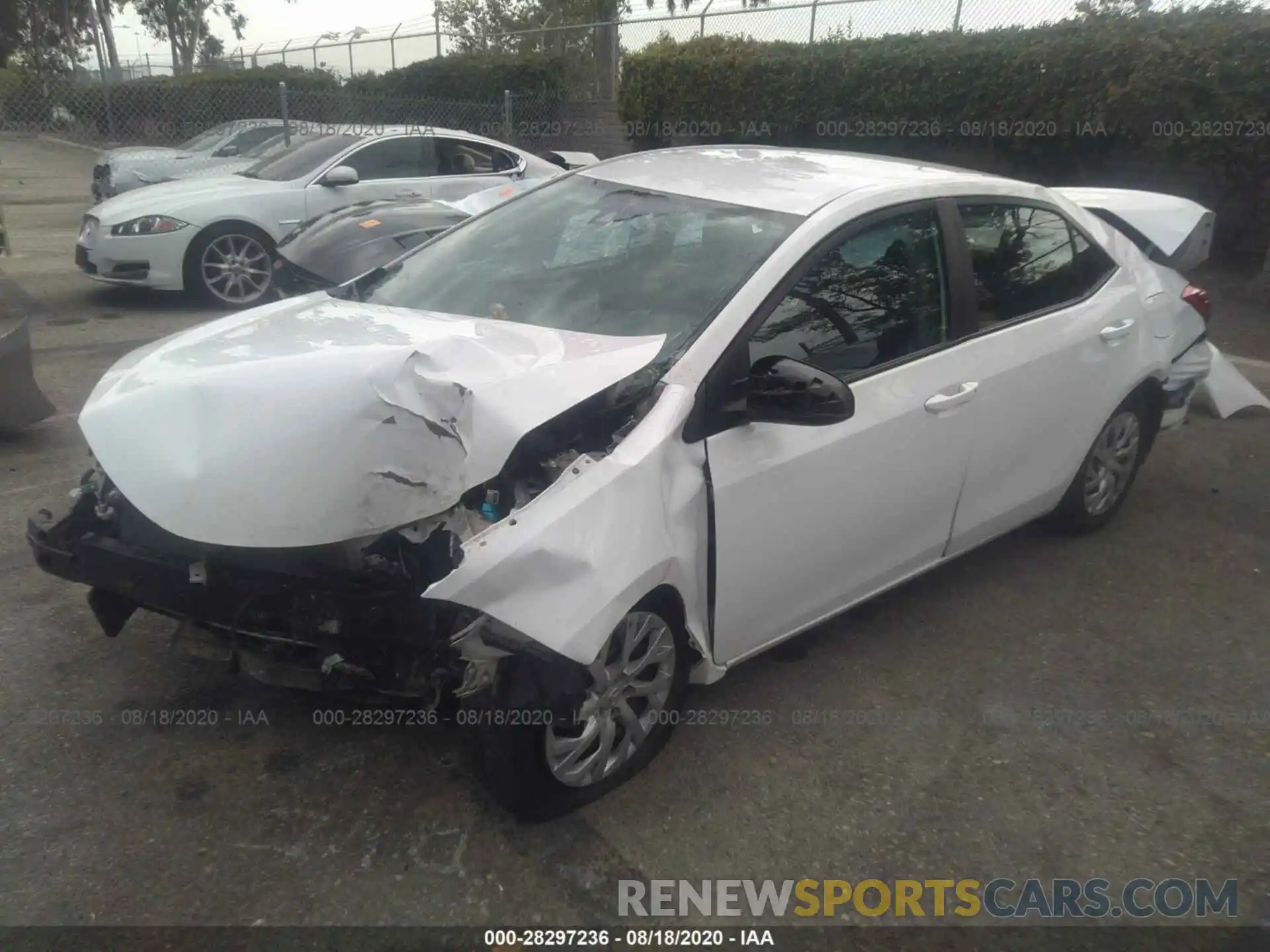 2 Photograph of a damaged car 5YFBURHE0KP874245 TOYOTA COROLLA 2019