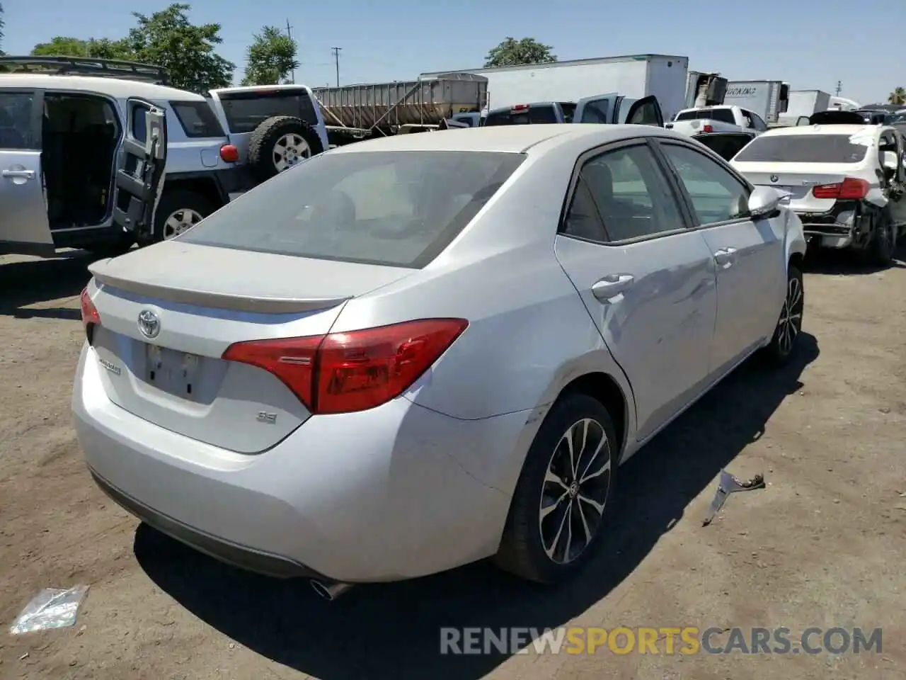 4 Photograph of a damaged car 5YFBURHE0KP874892 TOYOTA COROLLA 2019