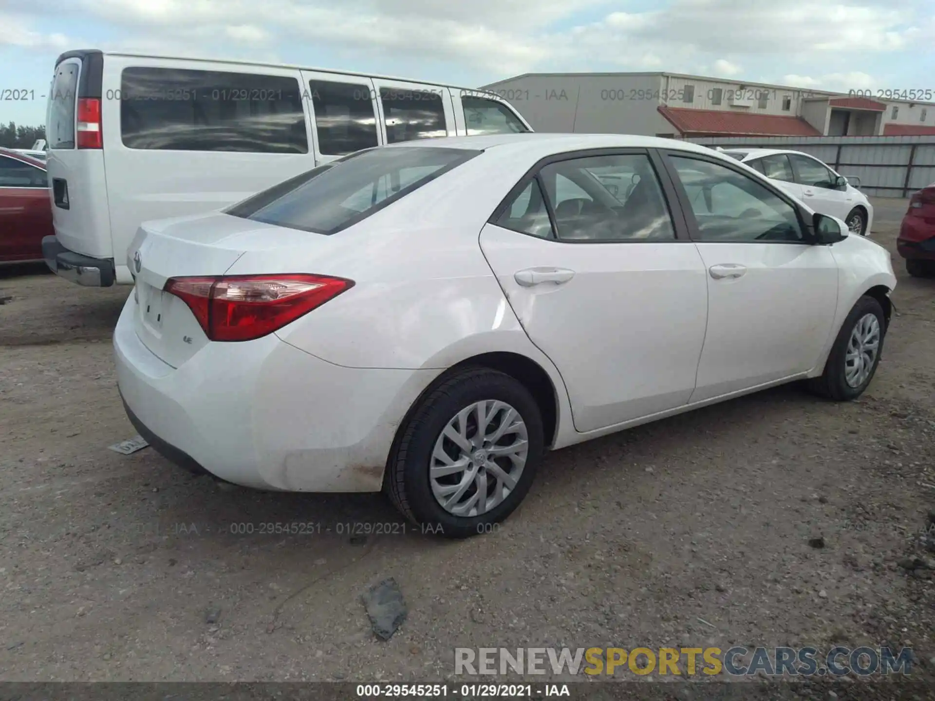 4 Photograph of a damaged car 5YFBURHE0KP875606 TOYOTA COROLLA 2019