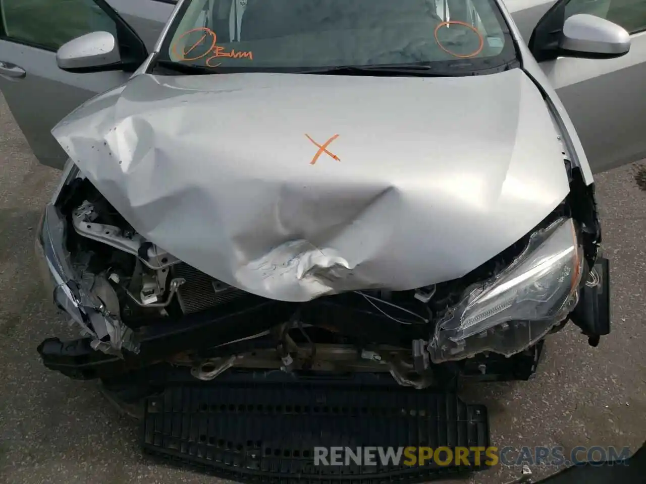 7 Photograph of a damaged car 5YFBURHE0KP876528 TOYOTA COROLLA 2019