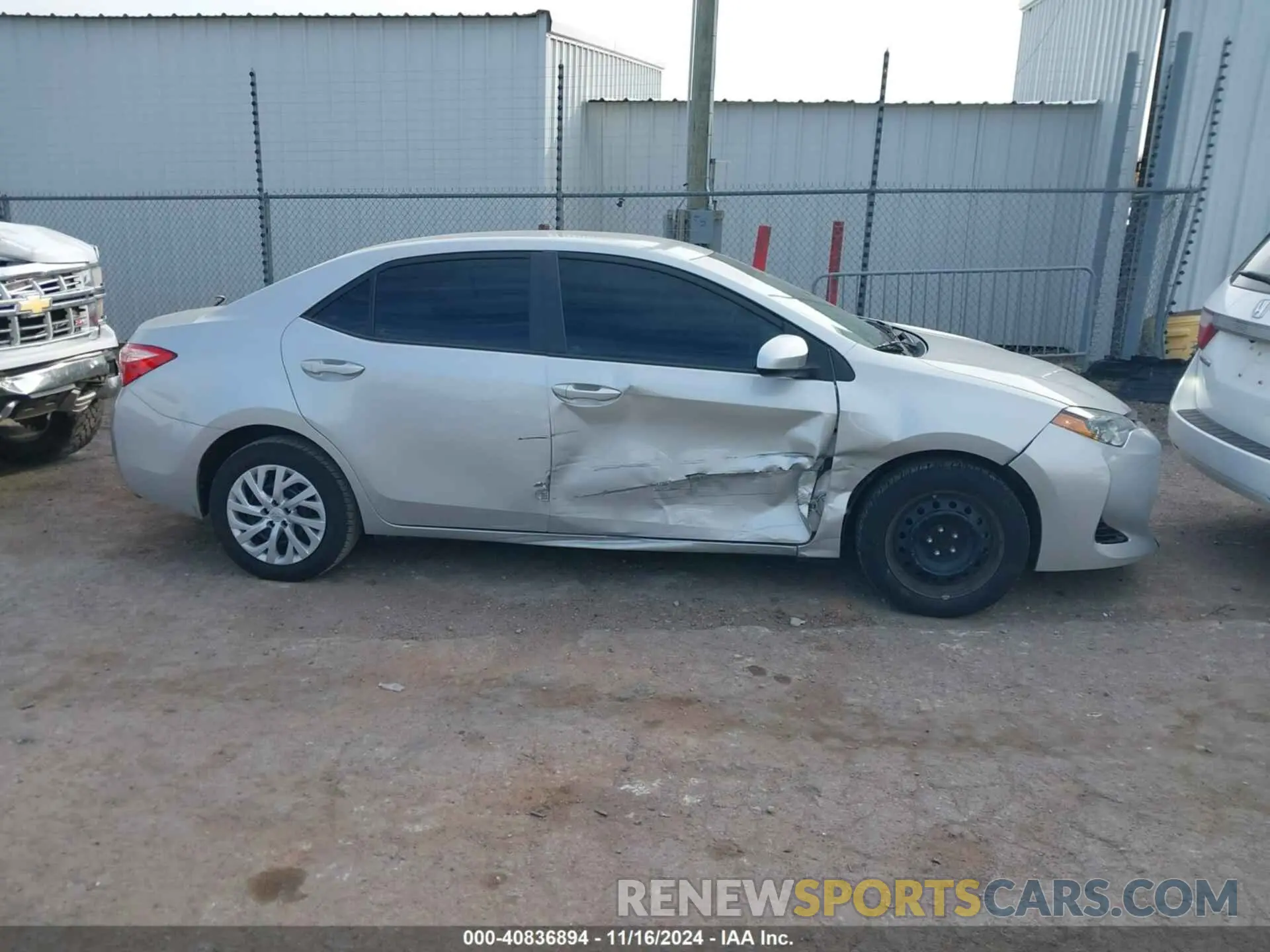 13 Photograph of a damaged car 5YFBURHE0KP876545 TOYOTA COROLLA 2019