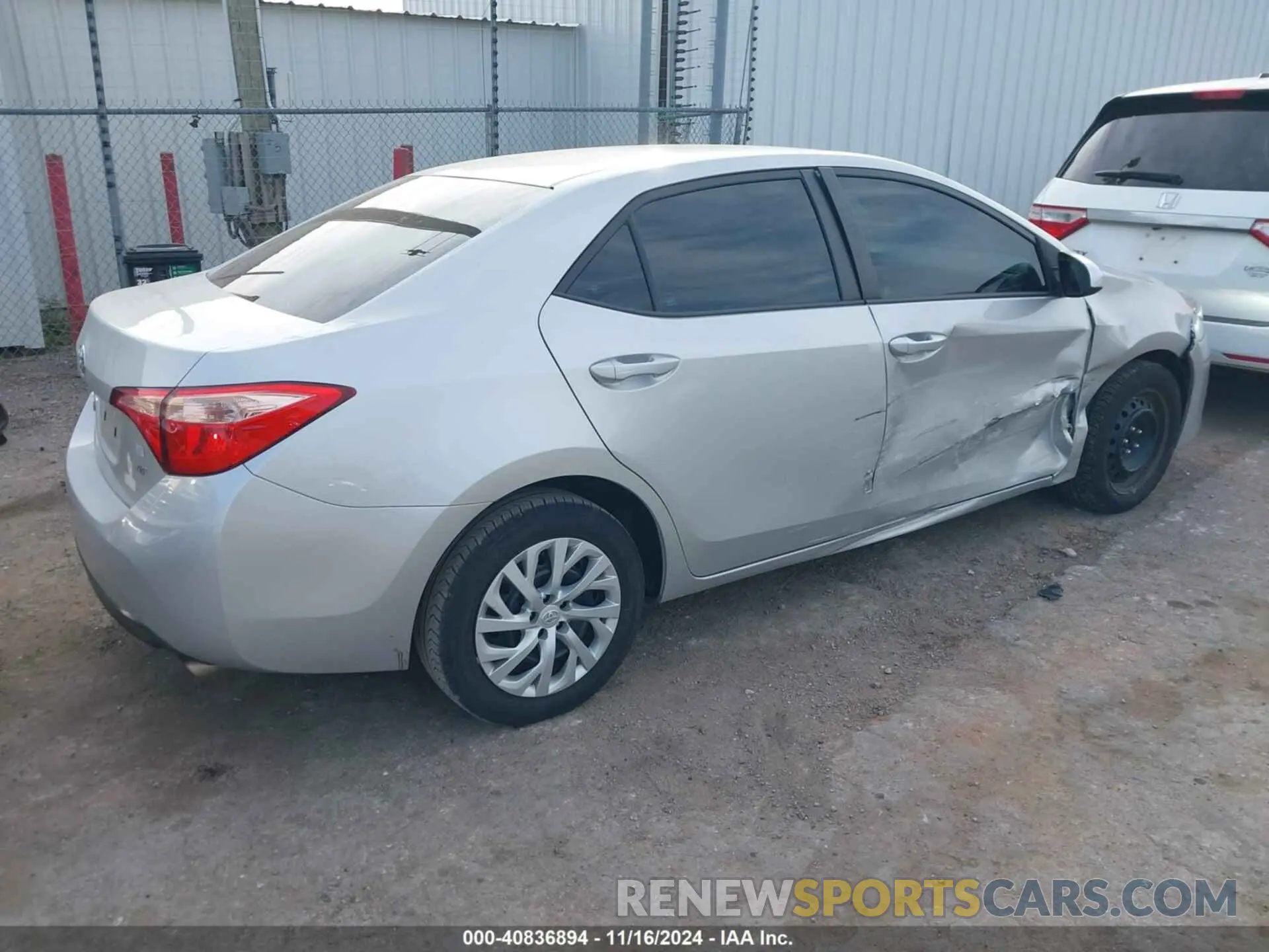 4 Photograph of a damaged car 5YFBURHE0KP876545 TOYOTA COROLLA 2019