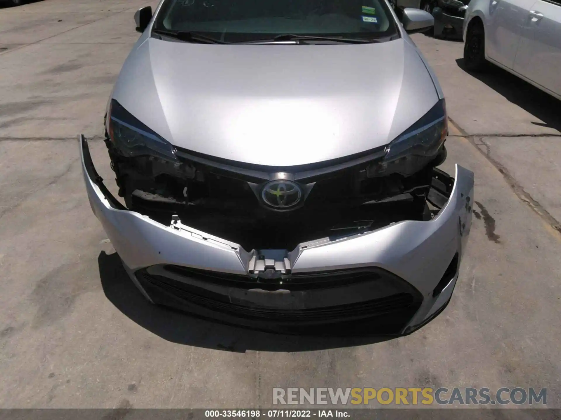 6 Photograph of a damaged car 5YFBURHE0KP877193 TOYOTA COROLLA 2019