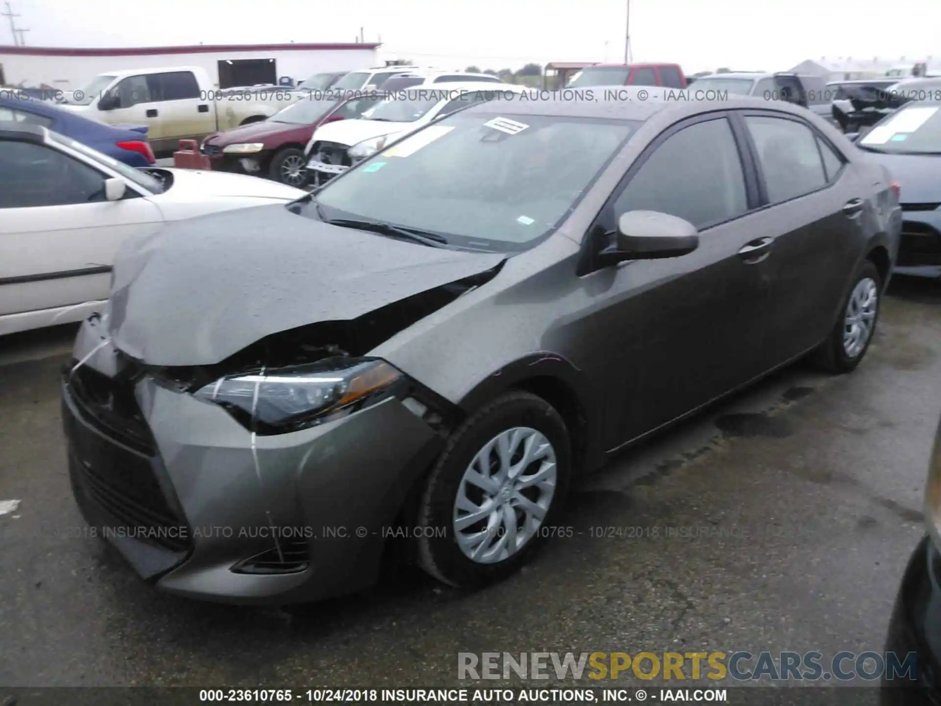 2 Photograph of a damaged car 5YFBURHE0KP877453 Toyota Corolla 2019