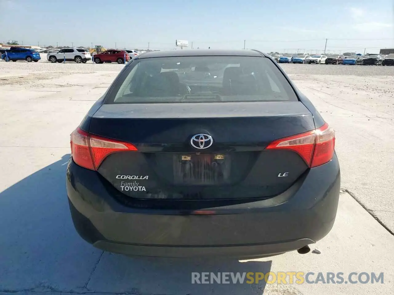 6 Photograph of a damaged car 5YFBURHE0KP878120 TOYOTA COROLLA 2019