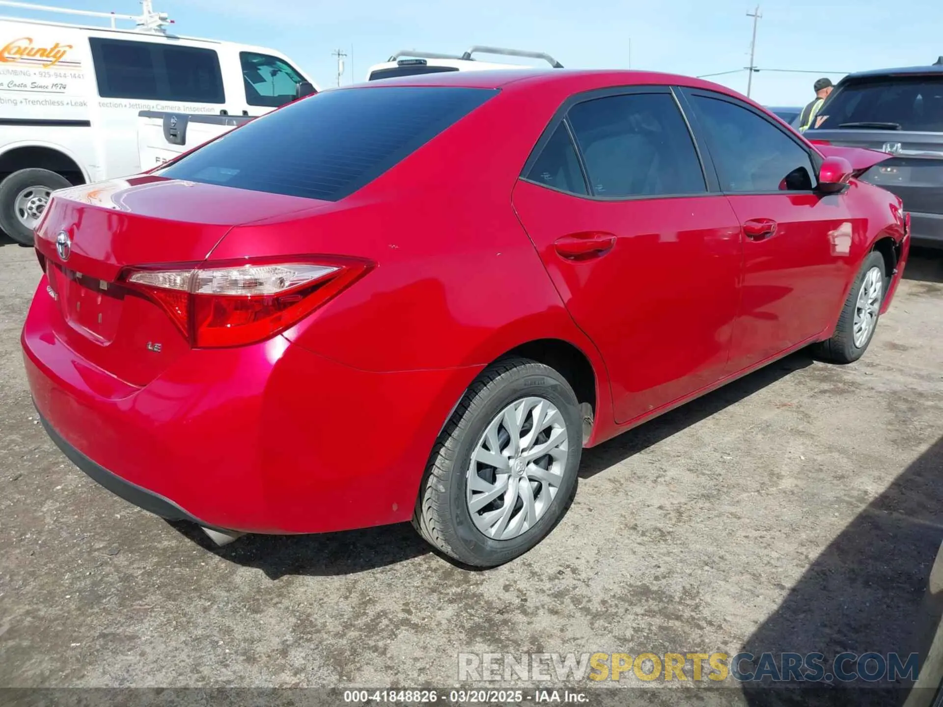 4 Photograph of a damaged car 5YFBURHE0KP878330 TOYOTA COROLLA 2019