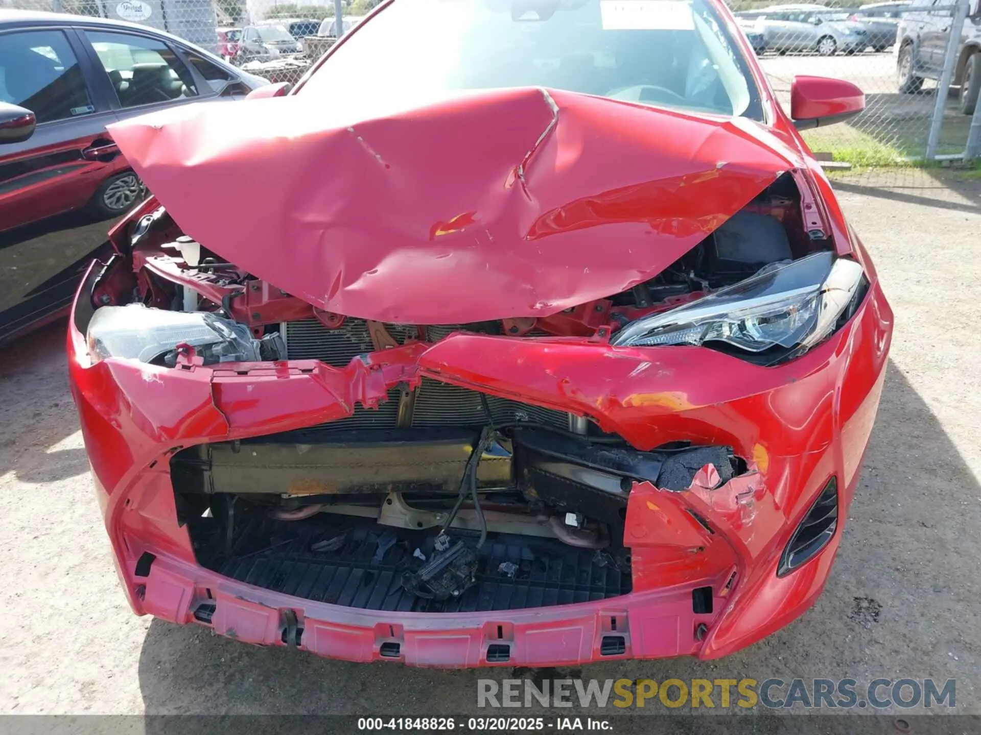 6 Photograph of a damaged car 5YFBURHE0KP878330 TOYOTA COROLLA 2019