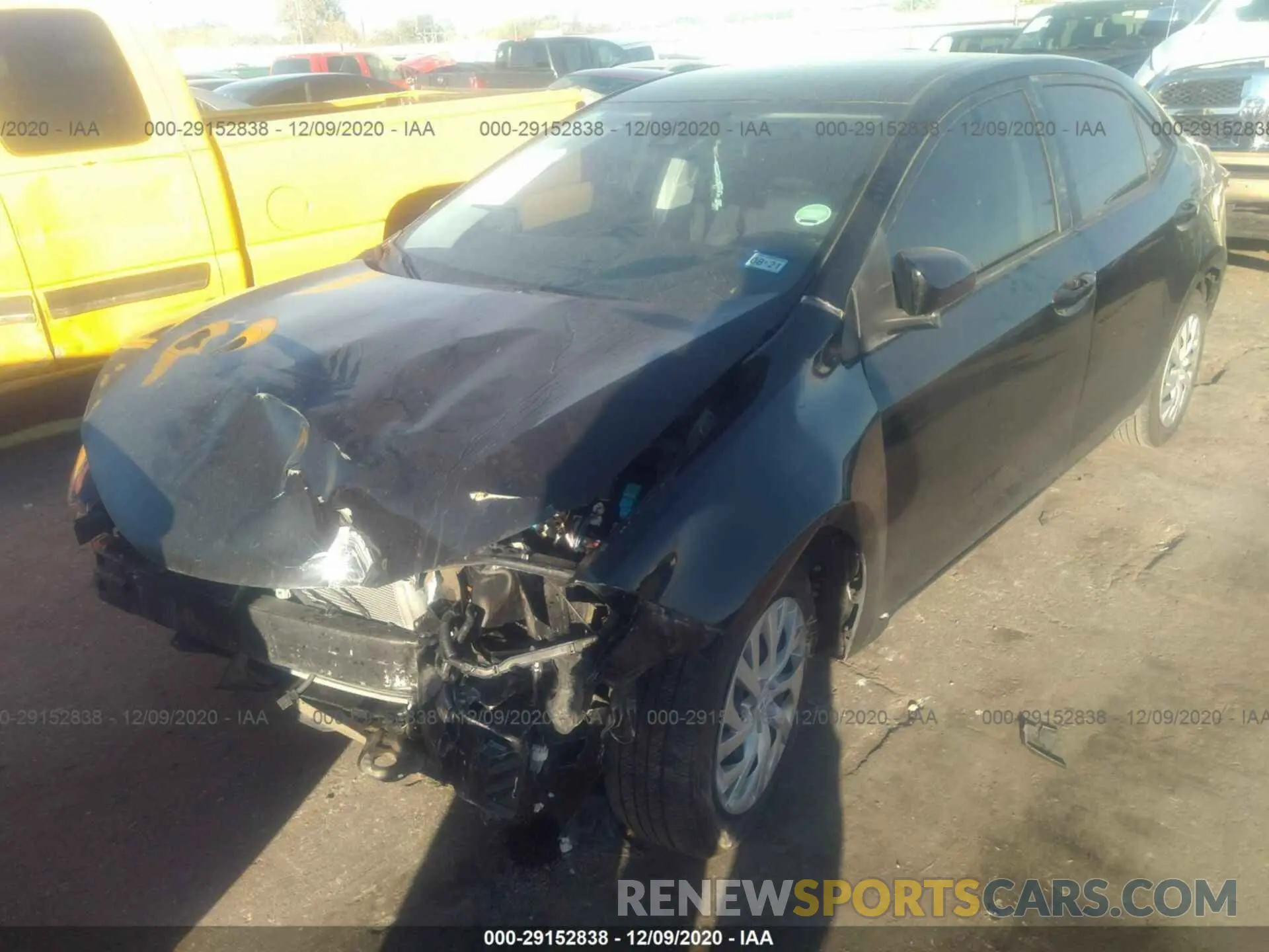 2 Photograph of a damaged car 5YFBURHE0KP879297 TOYOTA COROLLA 2019
