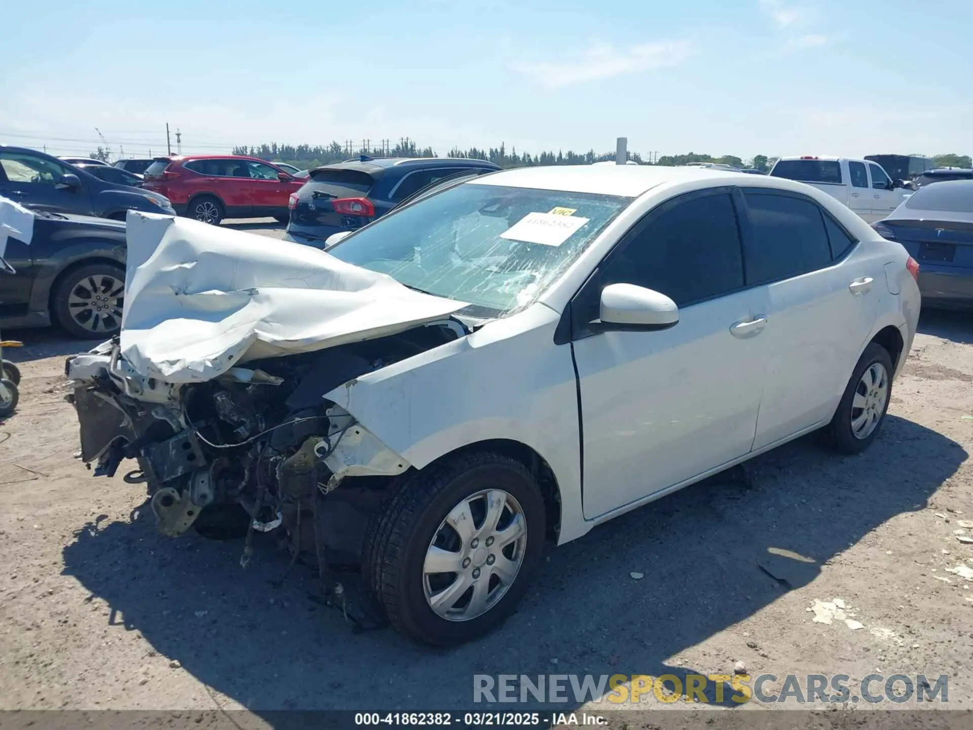 2 Photograph of a damaged car 5YFBURHE0KP882524 TOYOTA COROLLA 2019