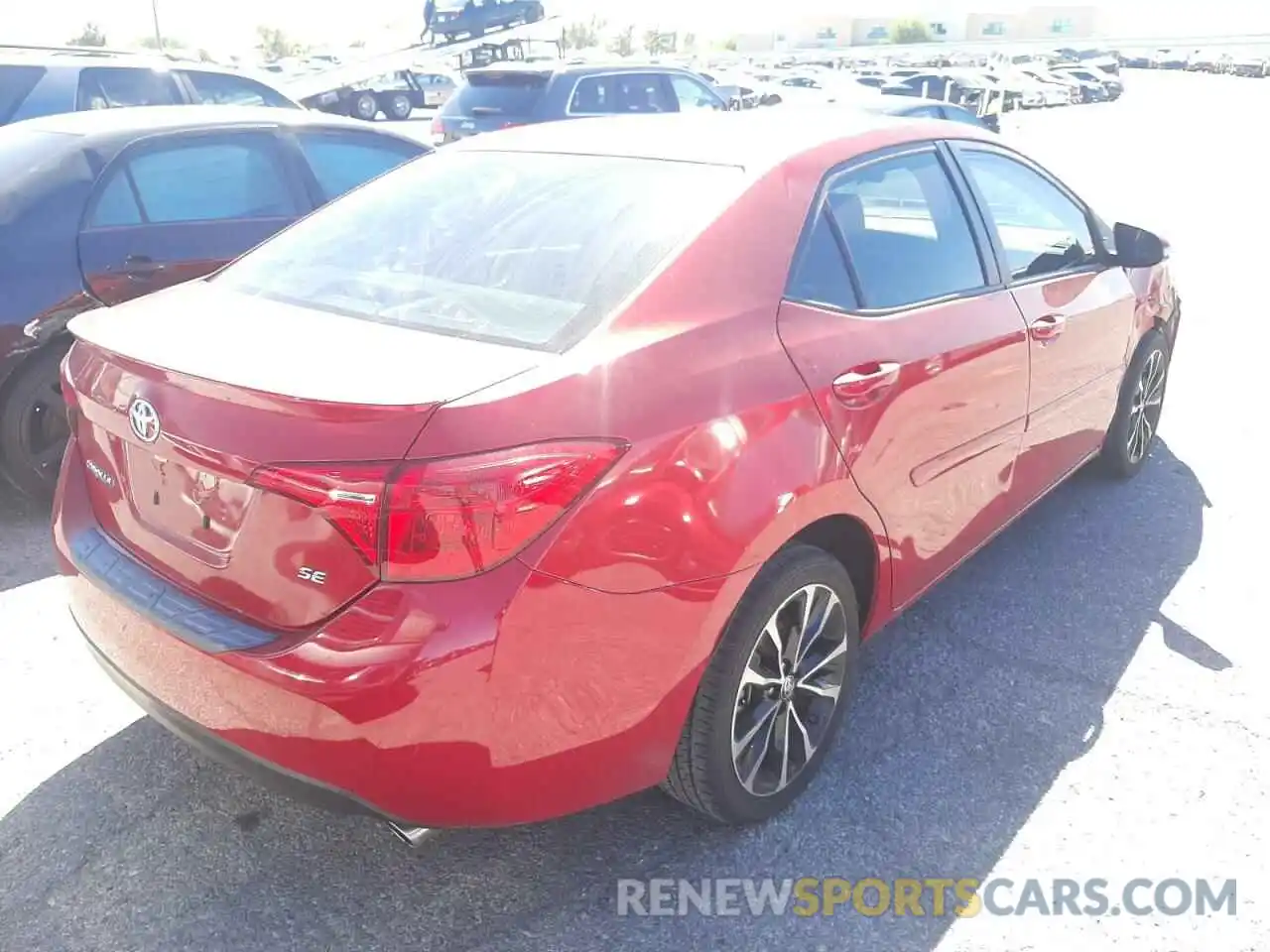 4 Photograph of a damaged car 5YFBURHE0KP883656 TOYOTA COROLLA 2019