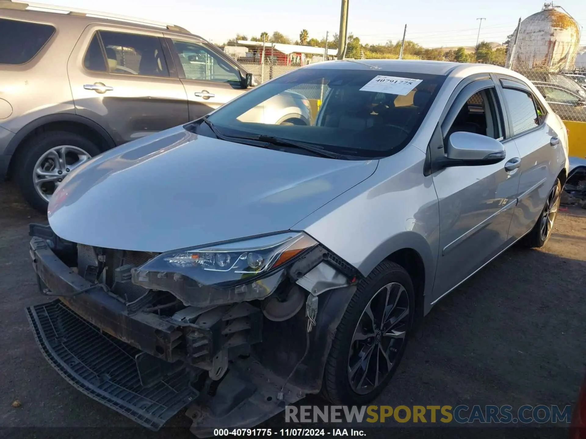 2 Photograph of a damaged car 5YFBURHE0KP885861 TOYOTA COROLLA 2019