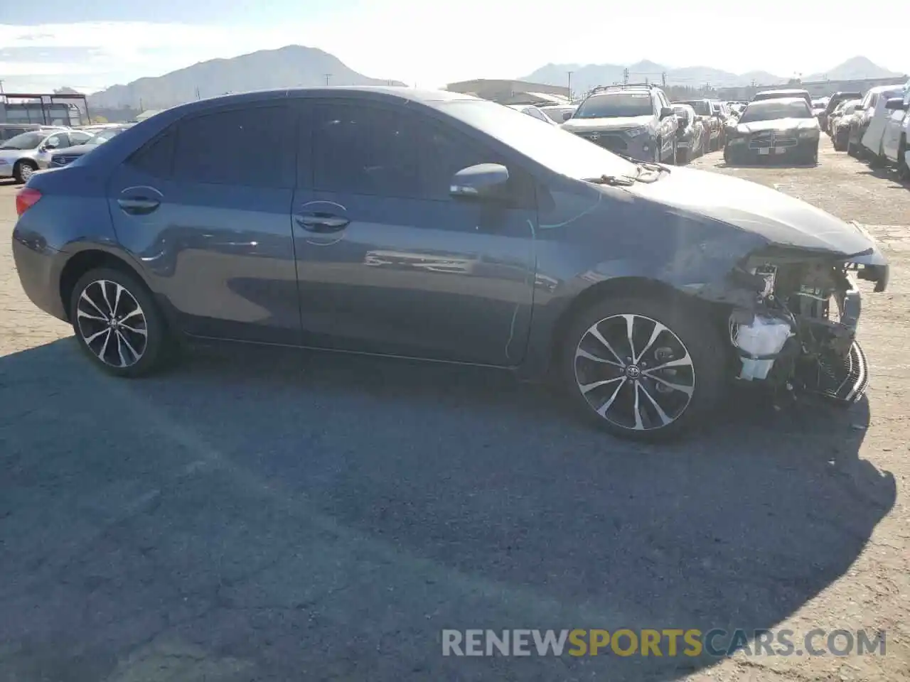 4 Photograph of a damaged car 5YFBURHE0KP886167 TOYOTA COROLLA 2019