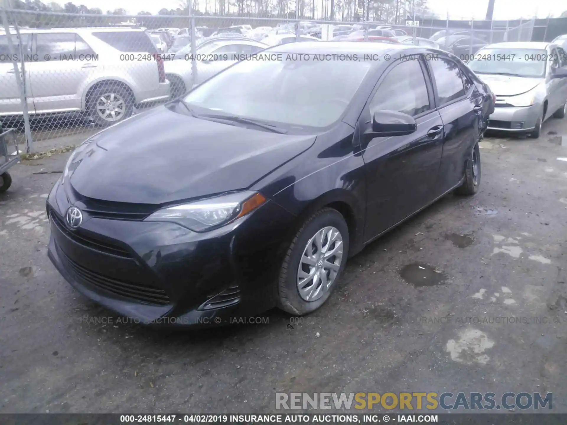 2 Photograph of a damaged car 5YFBURHE0KP886587 TOYOTA COROLLA 2019