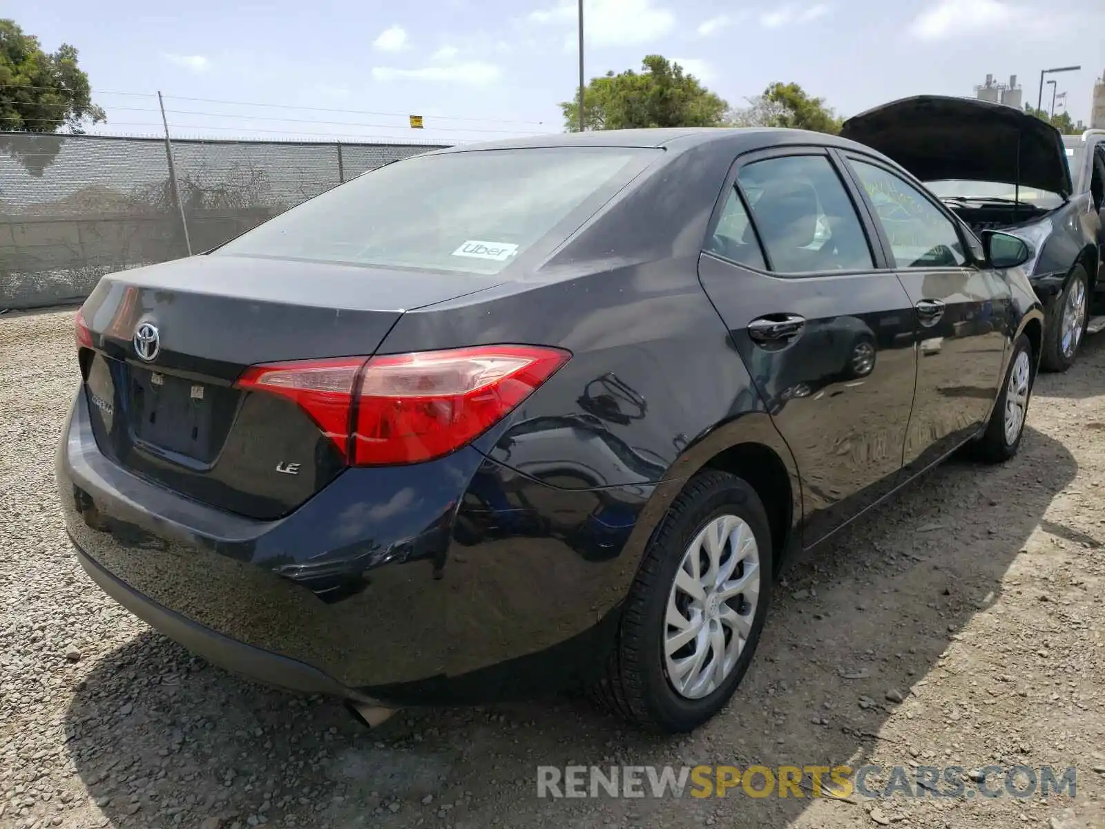 4 Photograph of a damaged car 5YFBURHE0KP886797 TOYOTA COROLLA 2019