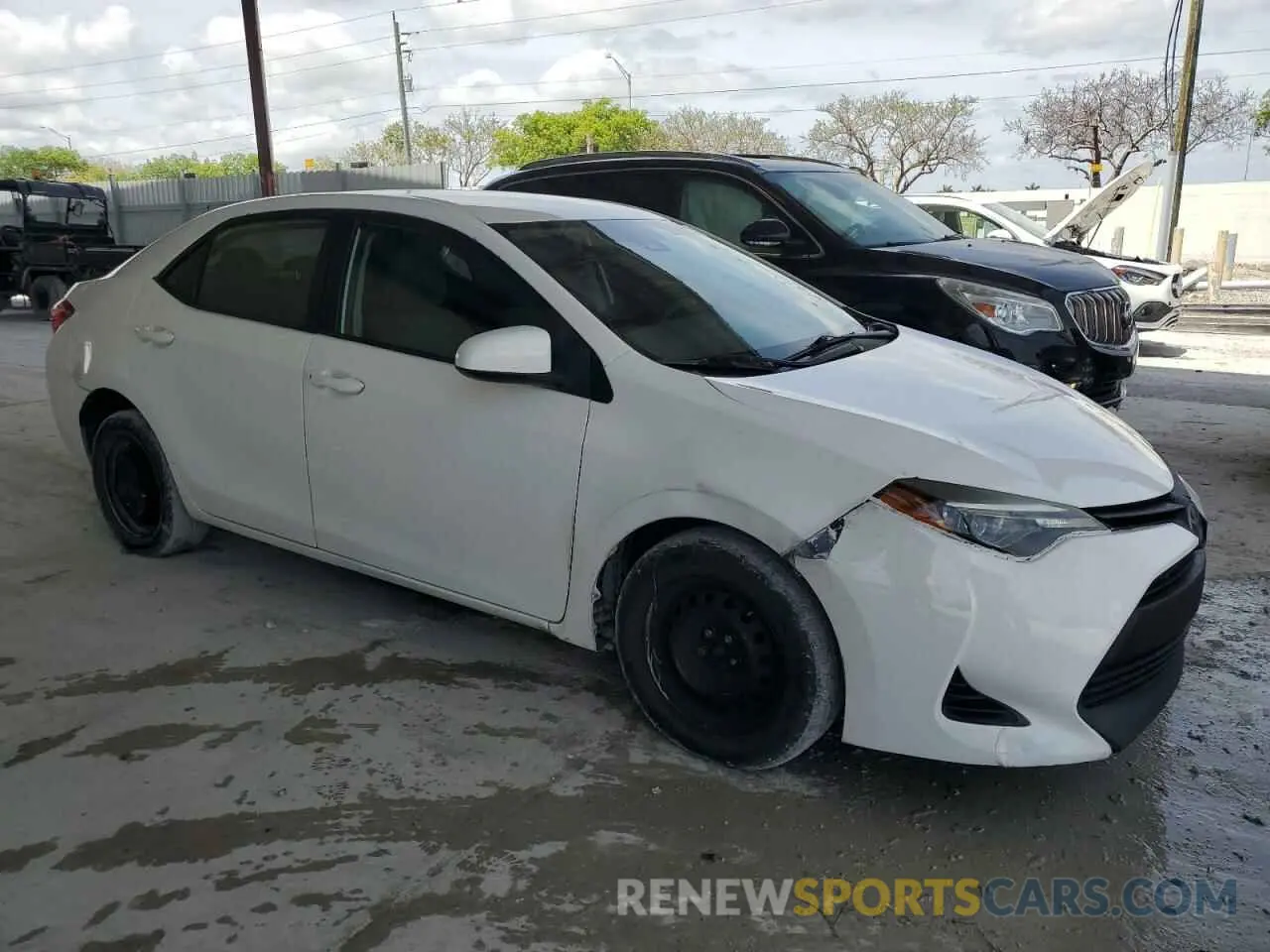 4 Photograph of a damaged car 5YFBURHE0KP886878 TOYOTA COROLLA 2019