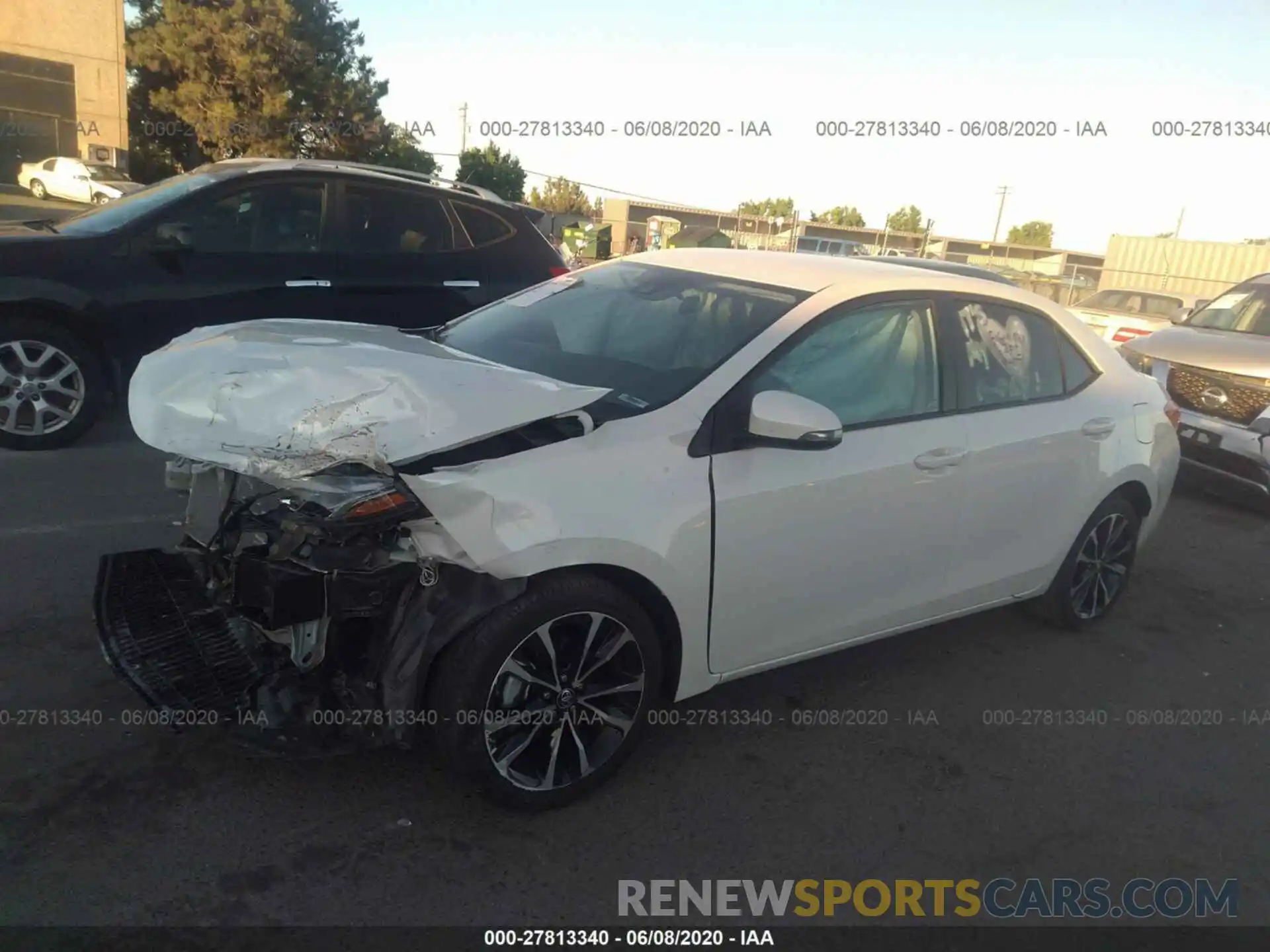 2 Photograph of a damaged car 5YFBURHE0KP887190 TOYOTA COROLLA 2019