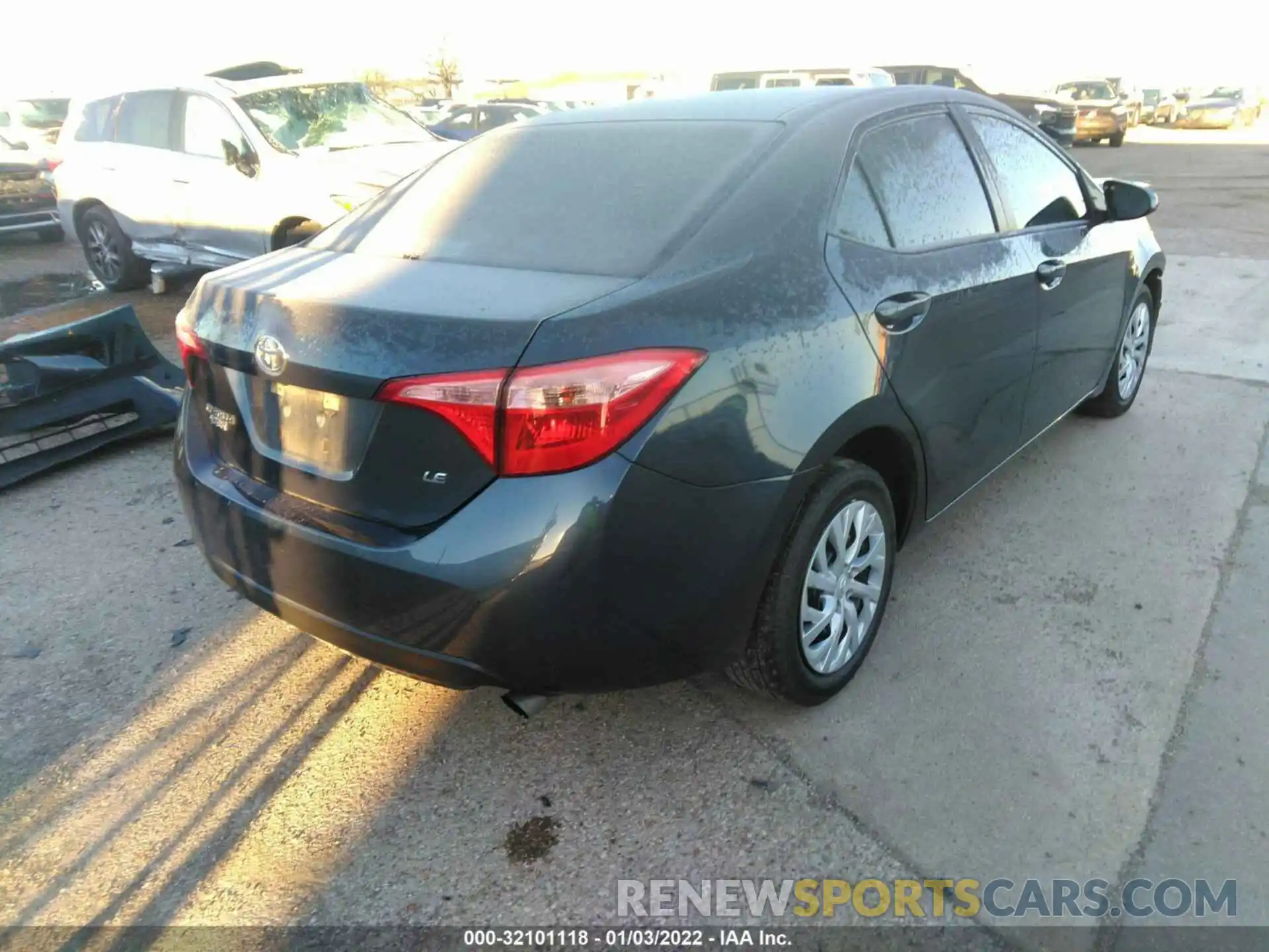 4 Photograph of a damaged car 5YFBURHE0KP887609 TOYOTA COROLLA 2019