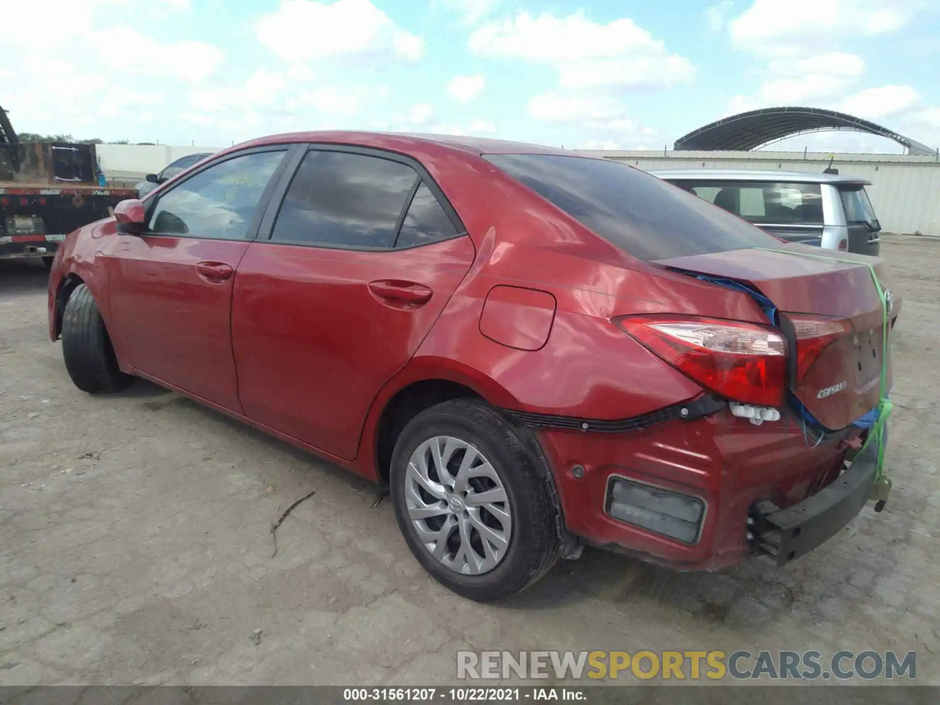 3 Photograph of a damaged car 5YFBURHE0KP888856 TOYOTA COROLLA 2019