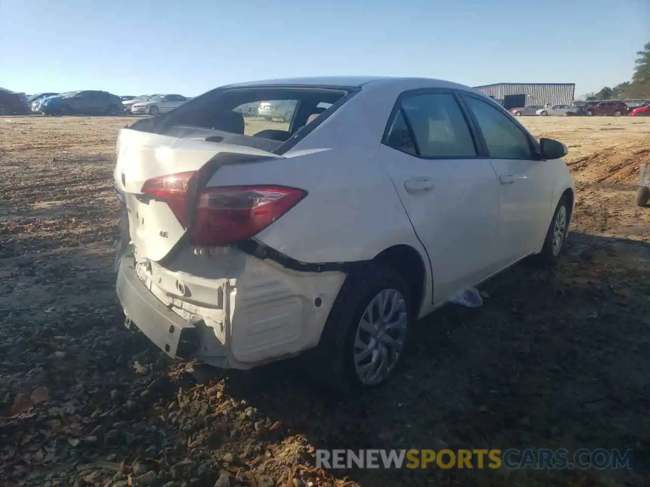 4 Photograph of a damaged car 5YFBURHE0KP889232 TOYOTA COROLLA 2019