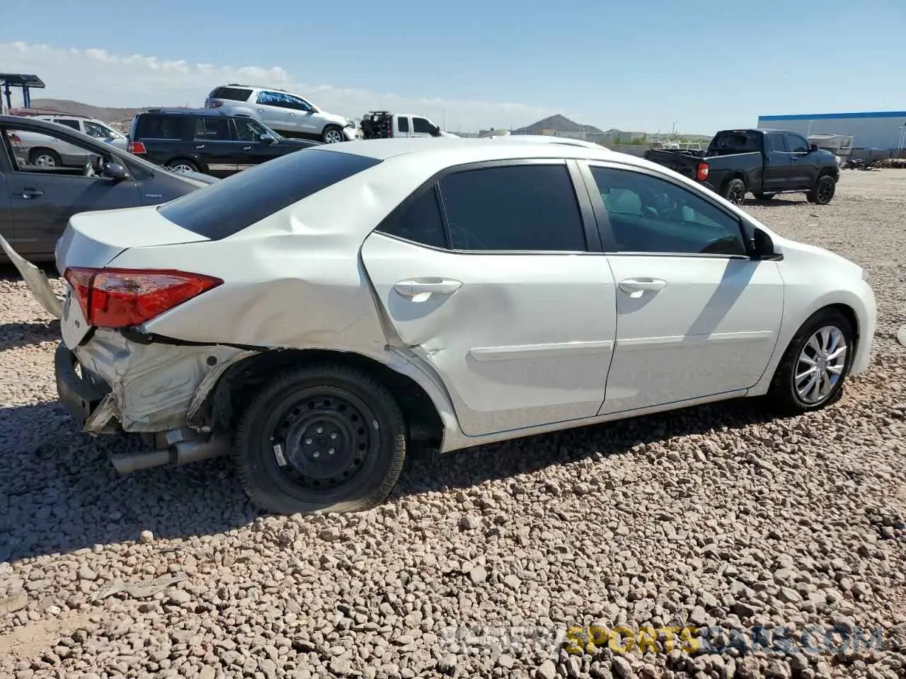 3 Photograph of a damaged car 5YFBURHE0KP889800 TOYOTA COROLLA 2019