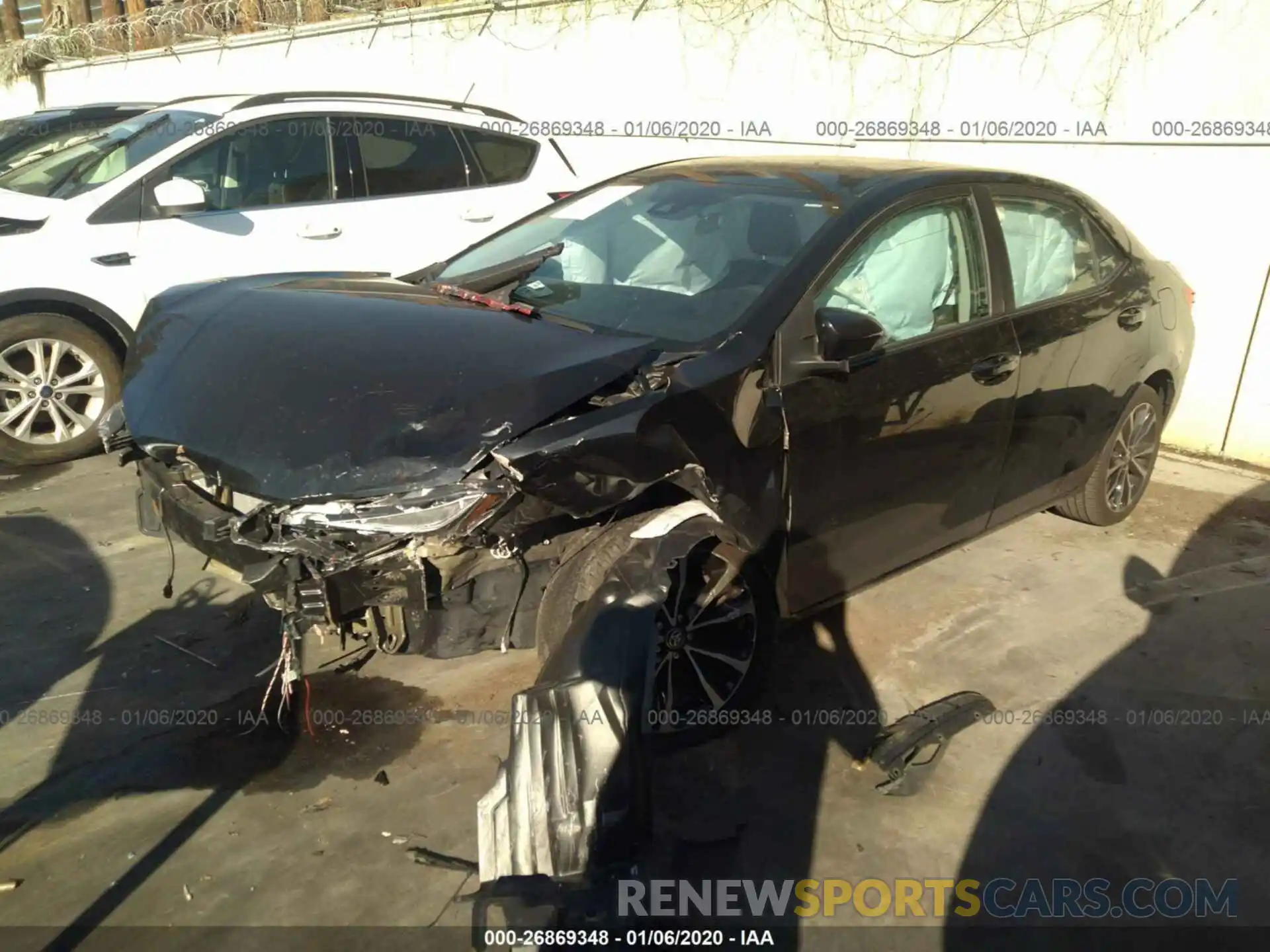 2 Photograph of a damaged car 5YFBURHE0KP890896 TOYOTA COROLLA 2019