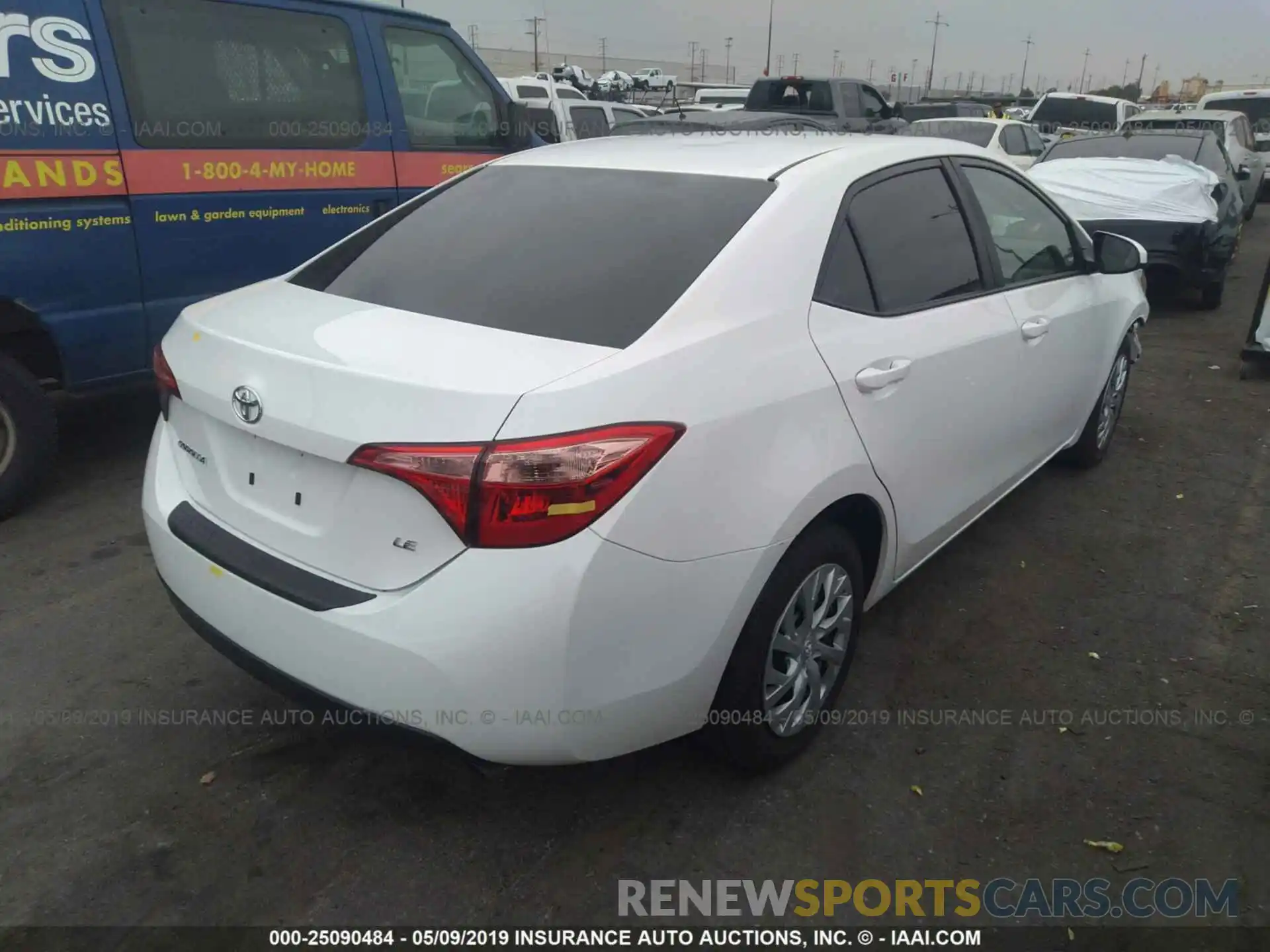 4 Photograph of a damaged car 5YFBURHE0KP893331 TOYOTA COROLLA 2019