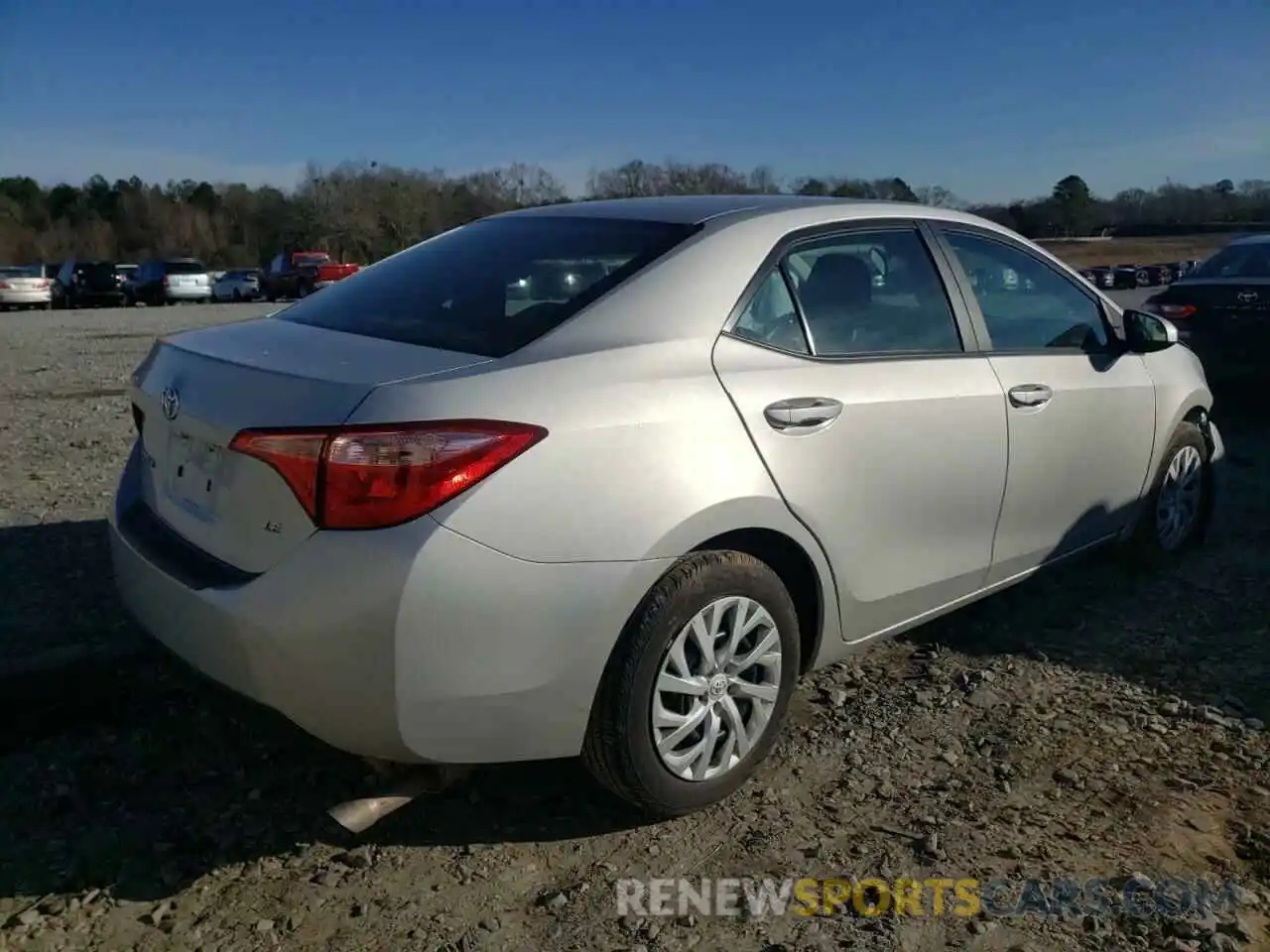 4 Photograph of a damaged car 5YFBURHE0KP894074 TOYOTA COROLLA 2019