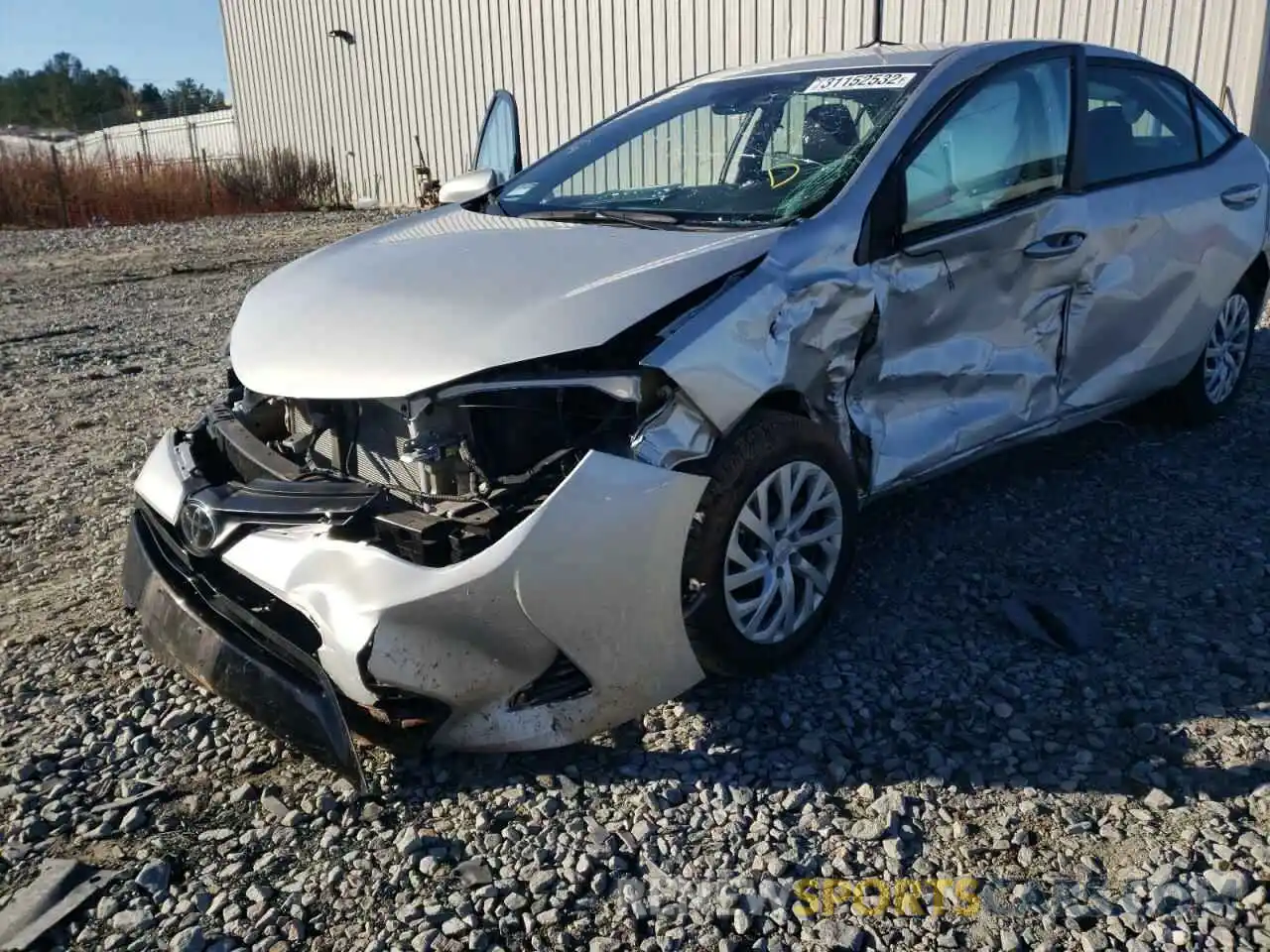 9 Photograph of a damaged car 5YFBURHE0KP894074 TOYOTA COROLLA 2019