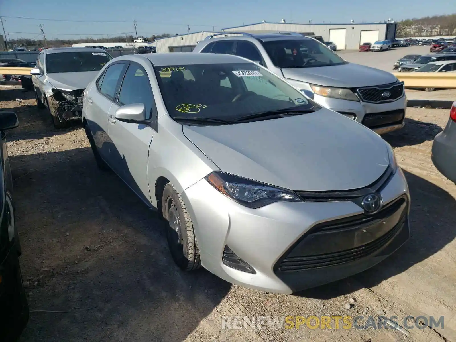 1 Photograph of a damaged car 5YFBURHE0KP899114 TOYOTA COROLLA 2019