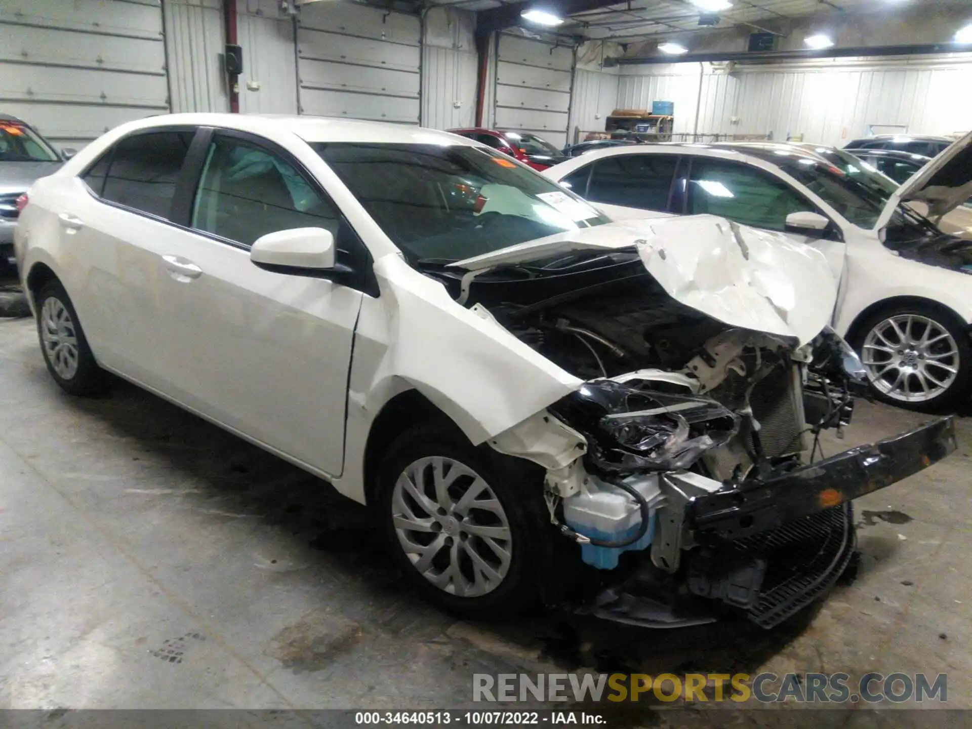 1 Photograph of a damaged car 5YFBURHE0KP899842 TOYOTA COROLLA 2019