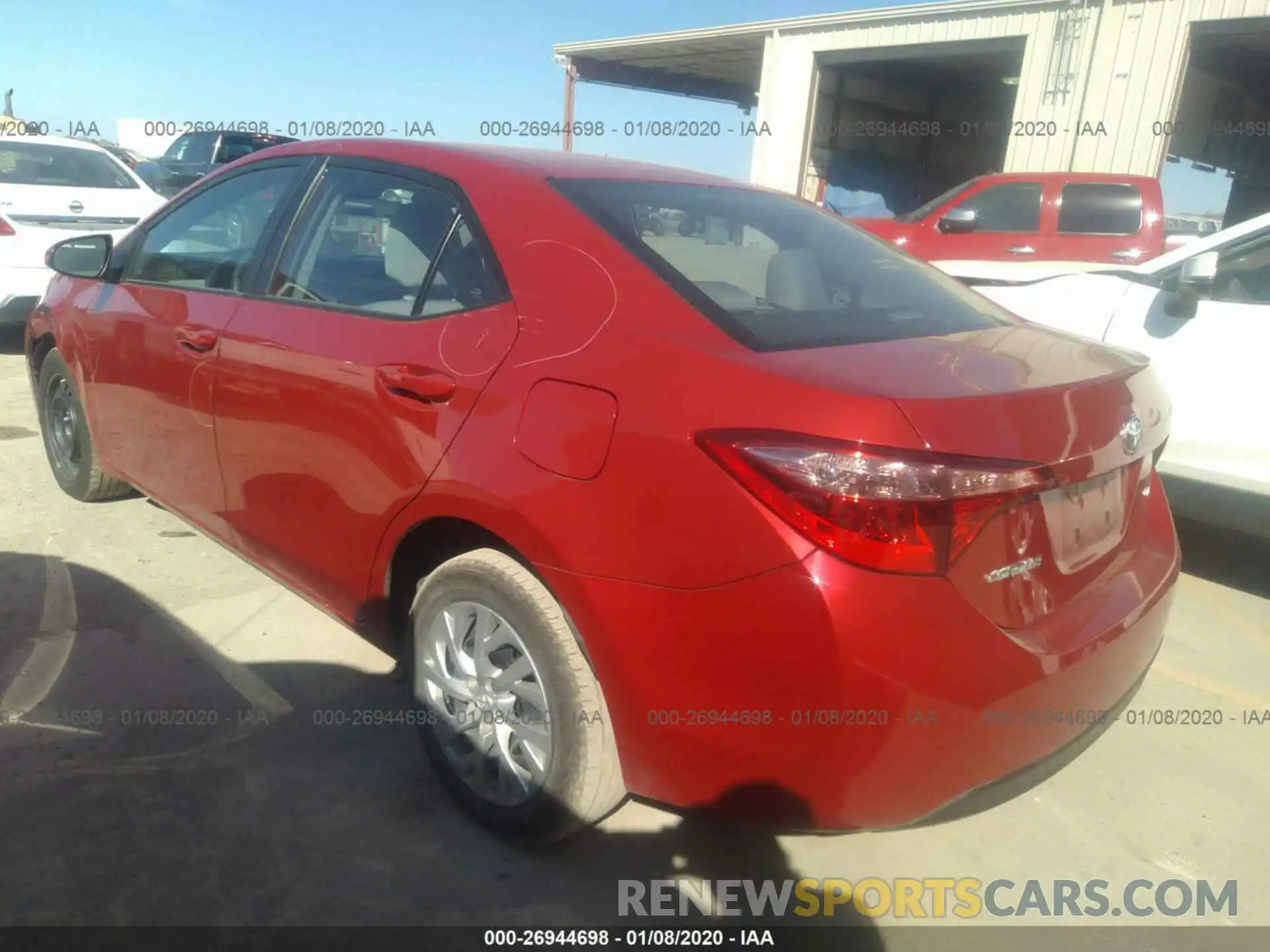 3 Photograph of a damaged car 5YFBURHE0KP904036 TOYOTA COROLLA 2019