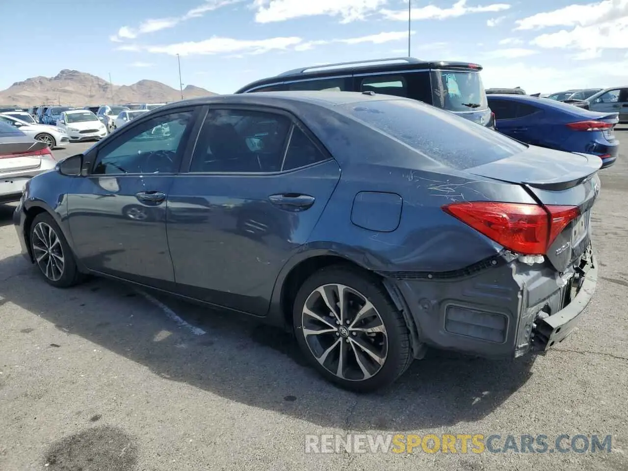 2 Photograph of a damaged car 5YFBURHE0KP904912 TOYOTA COROLLA 2019