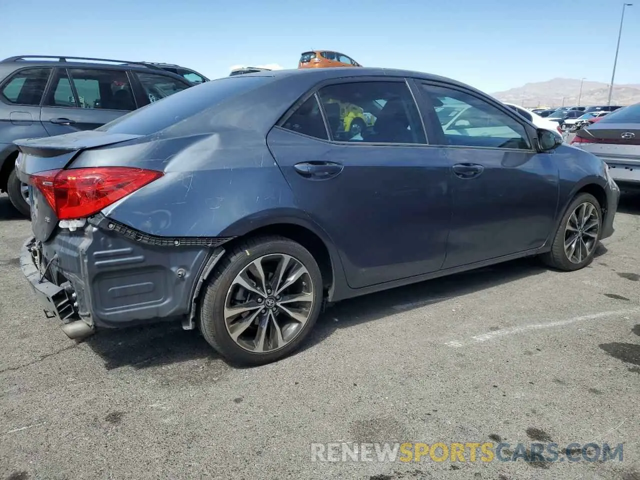 3 Photograph of a damaged car 5YFBURHE0KP904912 TOYOTA COROLLA 2019