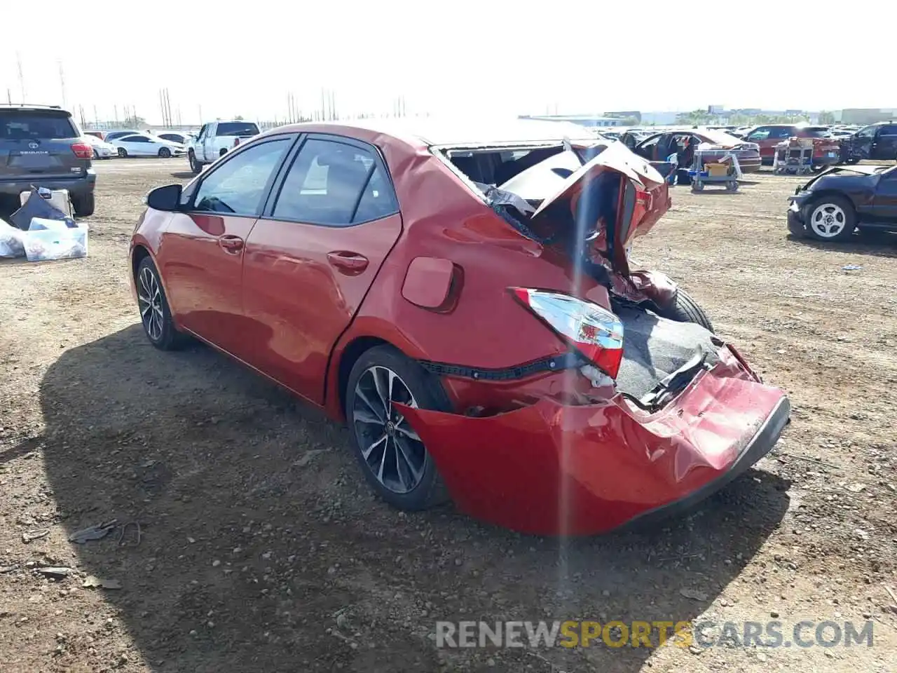 3 Photograph of a damaged car 5YFBURHE0KP907485 TOYOTA COROLLA 2019