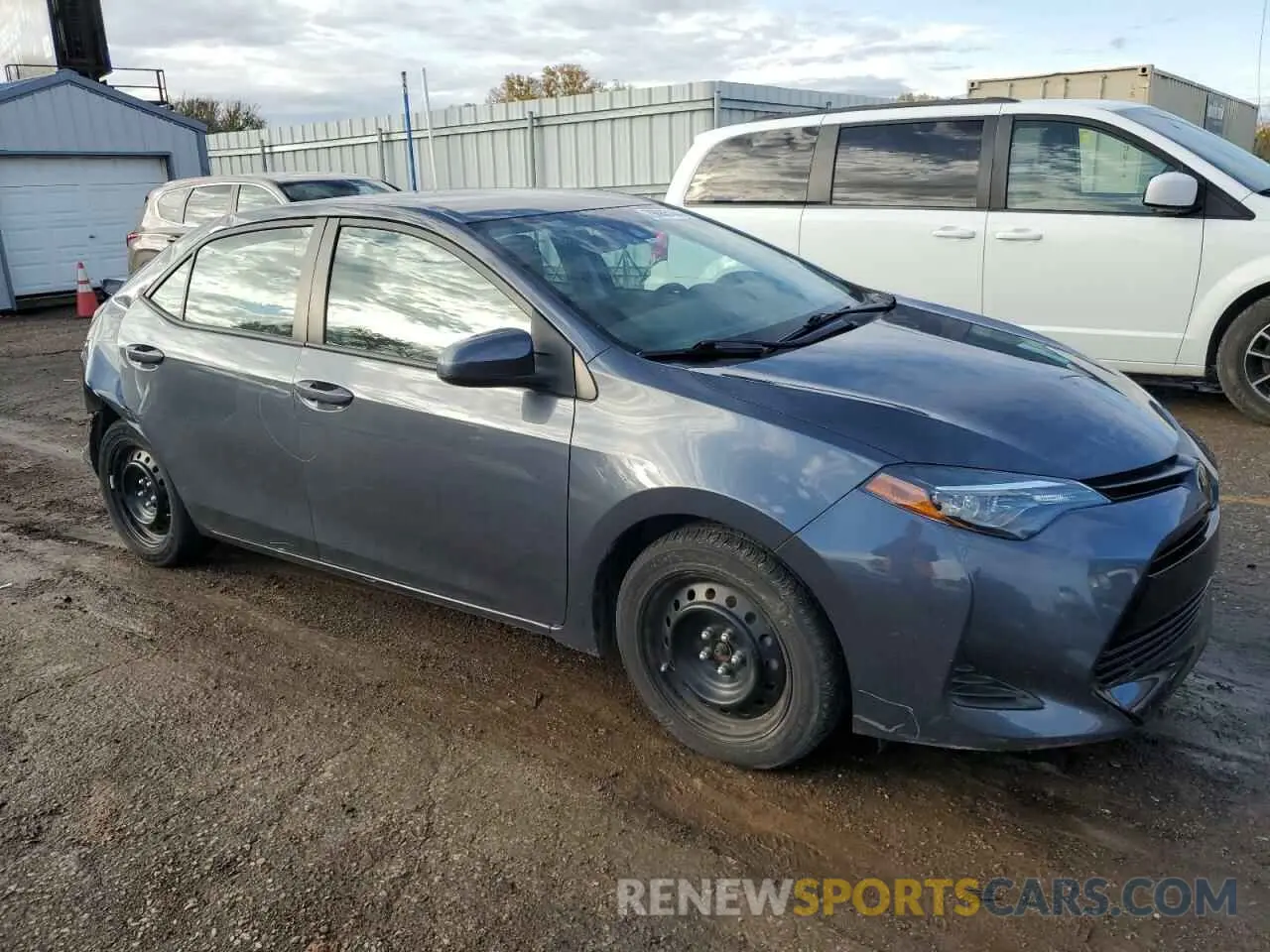 4 Photograph of a damaged car 5YFBURHE0KP907843 TOYOTA COROLLA 2019