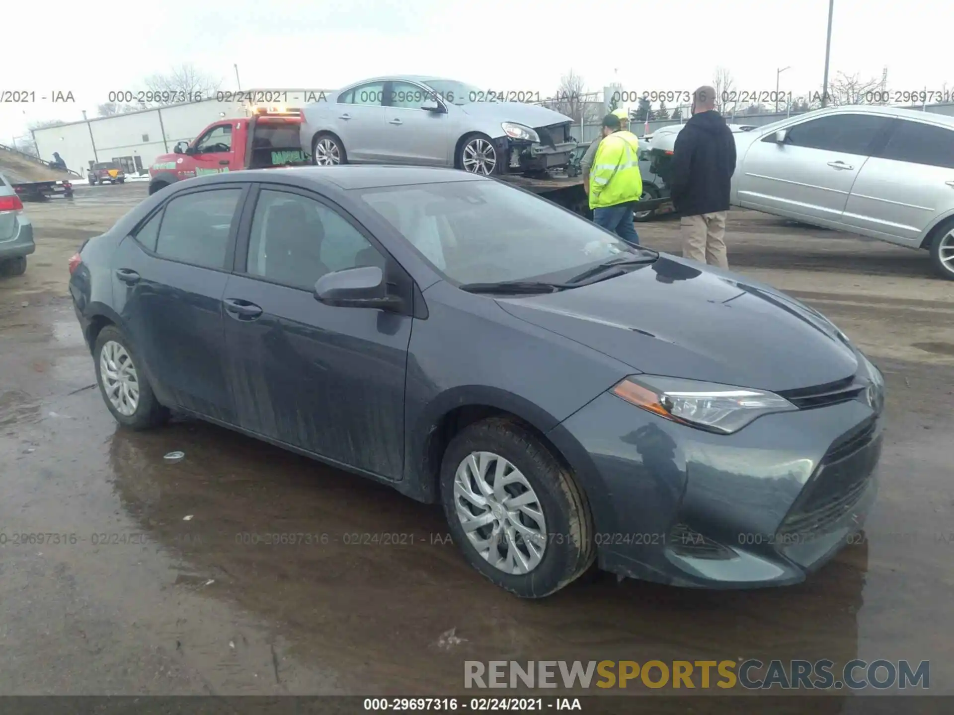 1 Photograph of a damaged car 5YFBURHE0KP907938 TOYOTA COROLLA 2019