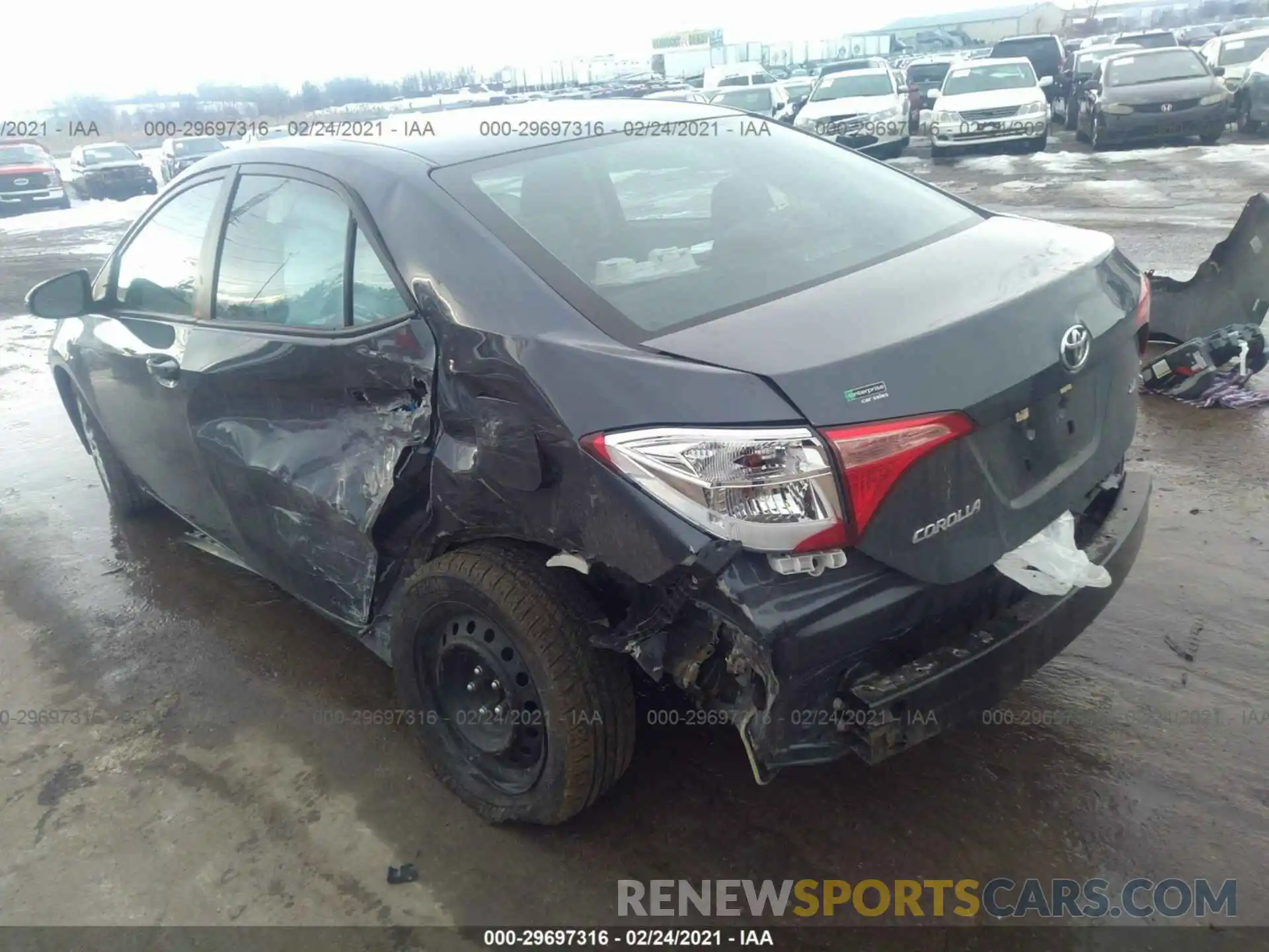 6 Photograph of a damaged car 5YFBURHE0KP907938 TOYOTA COROLLA 2019