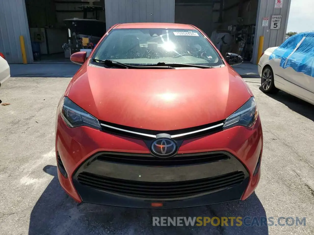 5 Photograph of a damaged car 5YFBURHE0KP908961 TOYOTA COROLLA 2019
