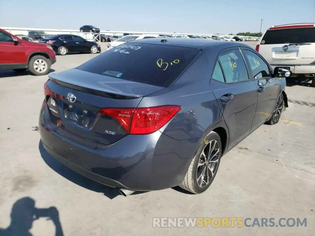 4 Photograph of a damaged car 5YFBURHE0KP909687 TOYOTA COROLLA 2019