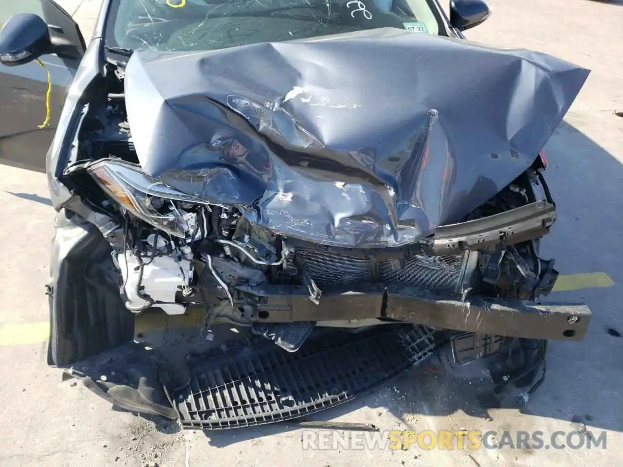 7 Photograph of a damaged car 5YFBURHE0KP909687 TOYOTA COROLLA 2019