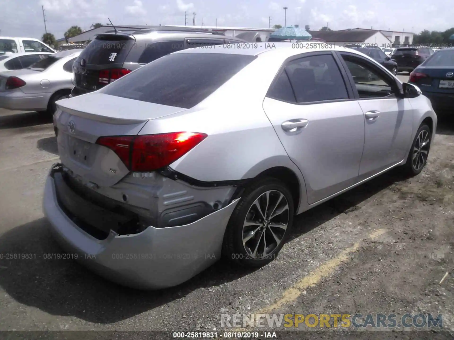 4 Photograph of a damaged car 5YFBURHE0KP911360 TOYOTA COROLLA 2019