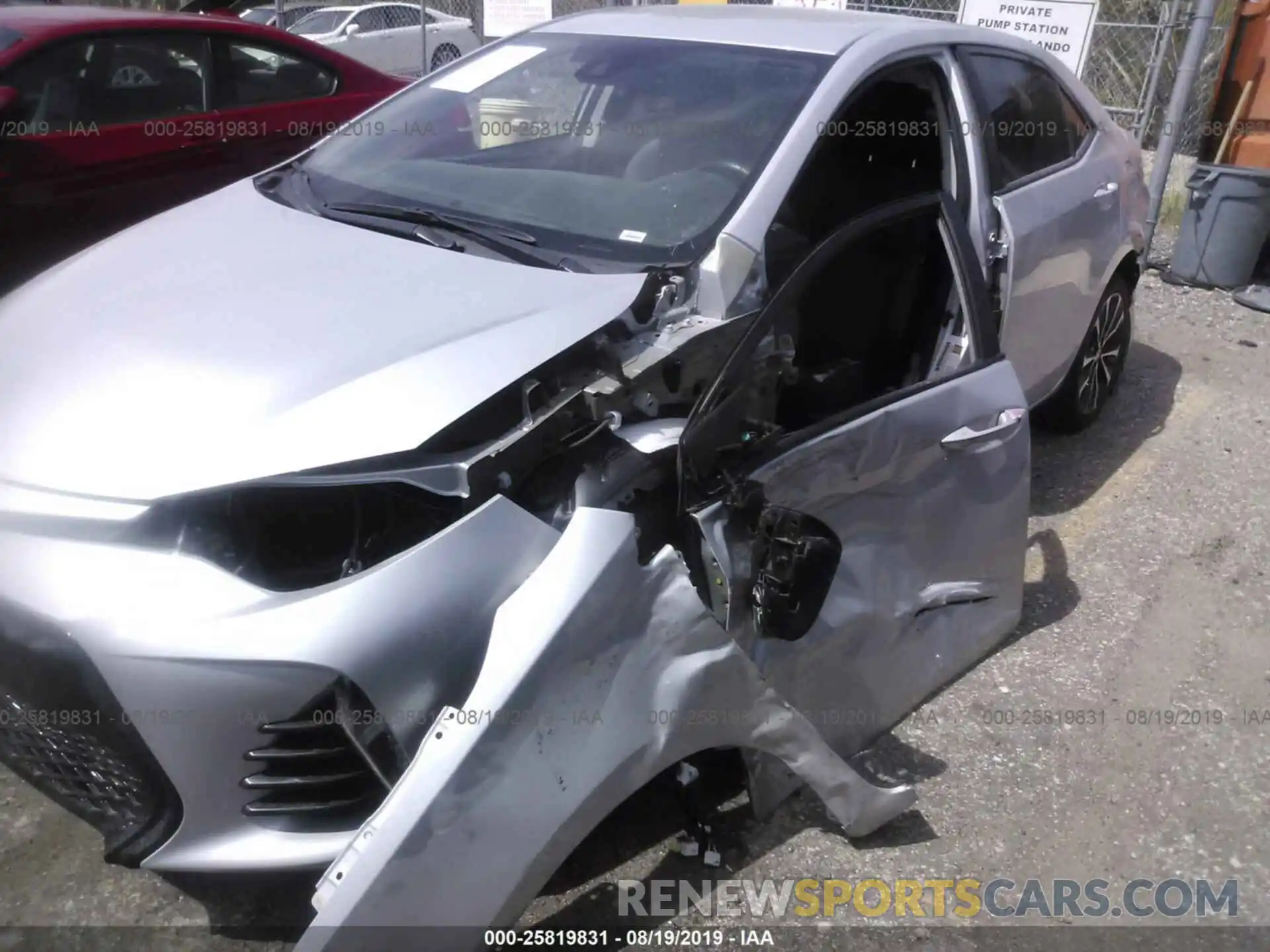 6 Photograph of a damaged car 5YFBURHE0KP911360 TOYOTA COROLLA 2019