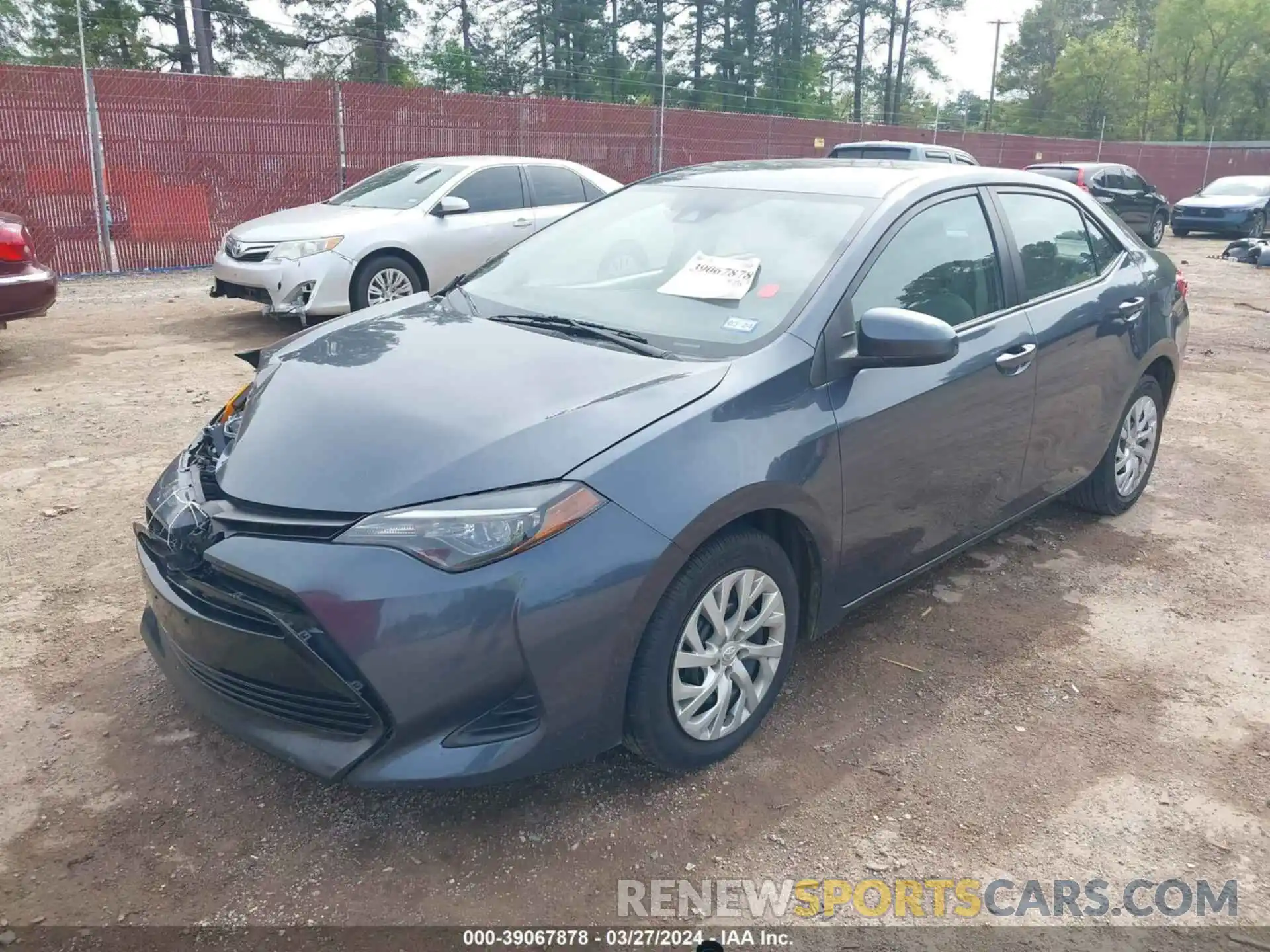 2 Photograph of a damaged car 5YFBURHE0KP915165 TOYOTA COROLLA 2019